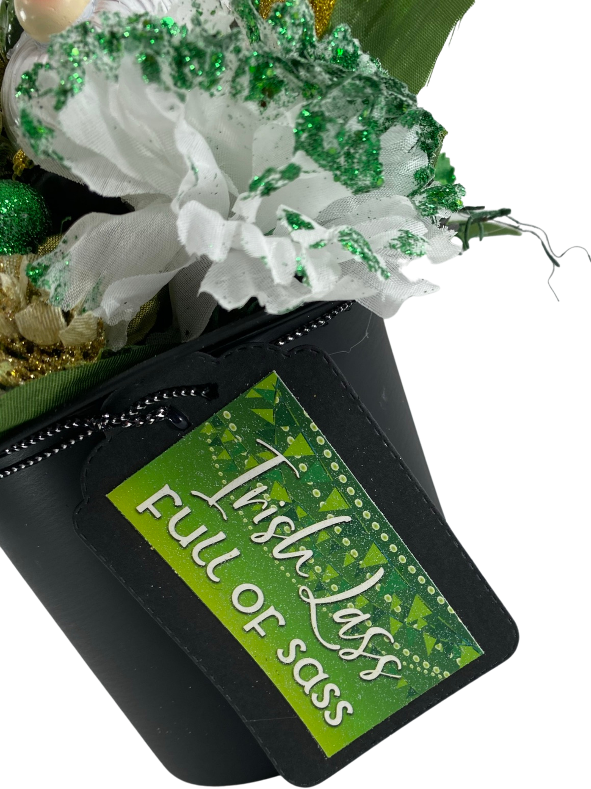 AGD Saint Patrick's Decor – Full of Sass Gnome Top-hat Centerpiece