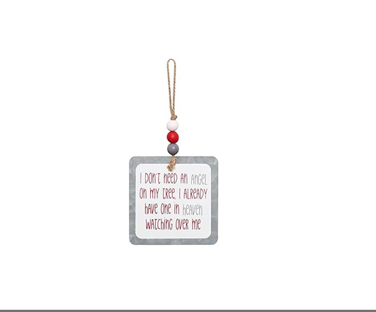 Collins Painting Christmas Decor - Angels In Heaven Watching Me Ornament