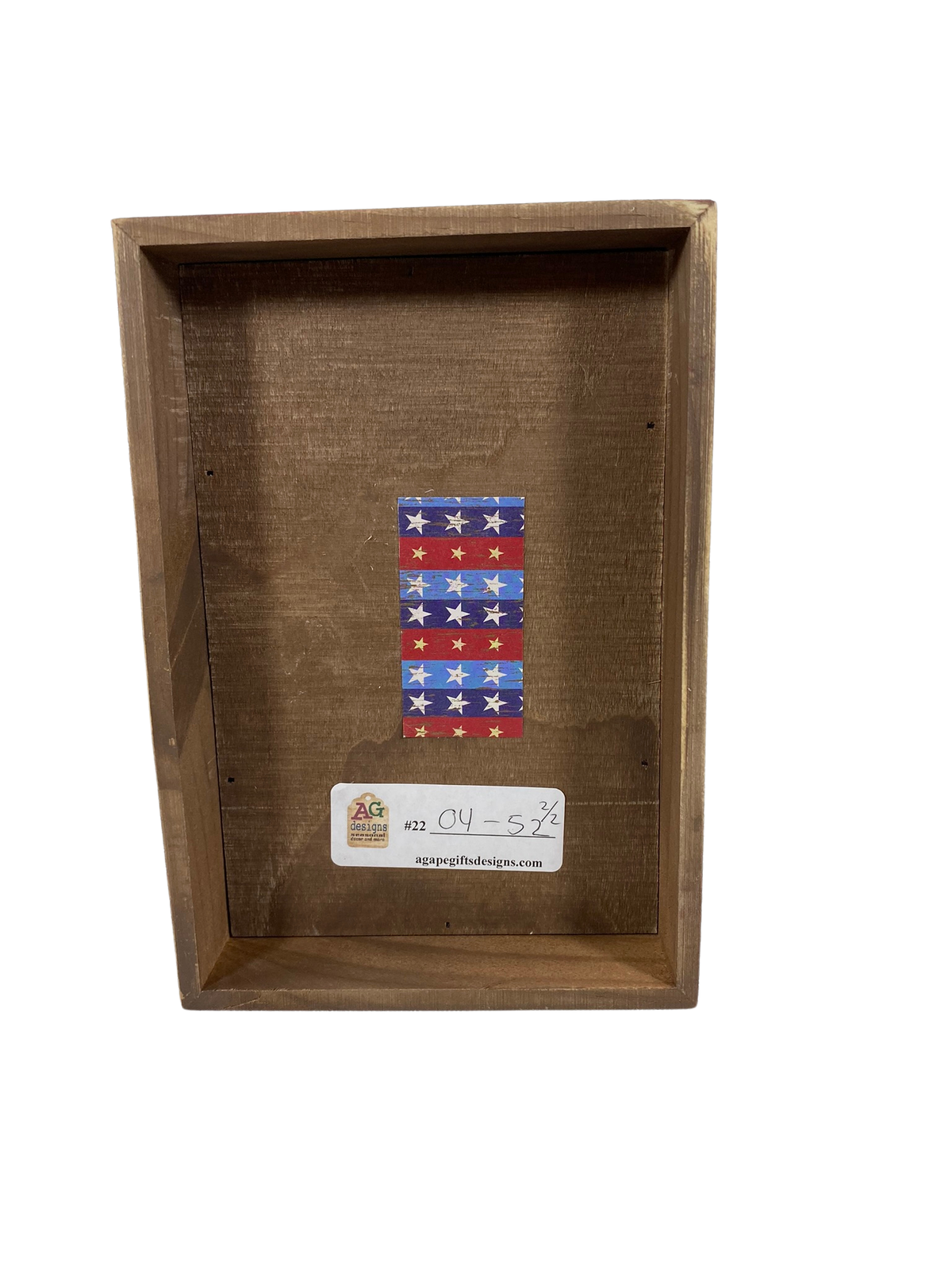 Patriotic Decor - Faith Family Freedom Inset Box Sign