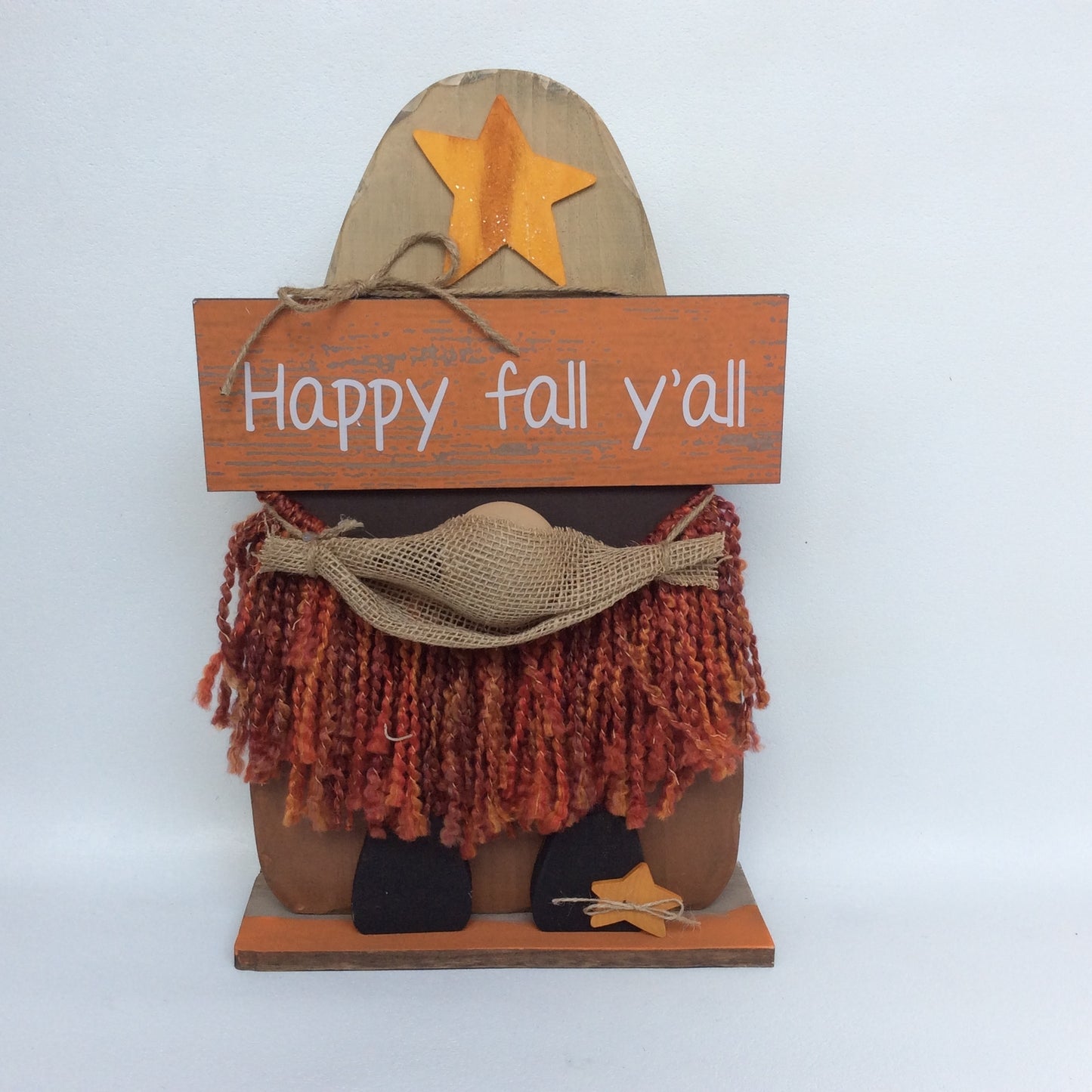 AGD Fall Decor -  Colonel Covvid Thankful Grateful Candy Corn Gnome