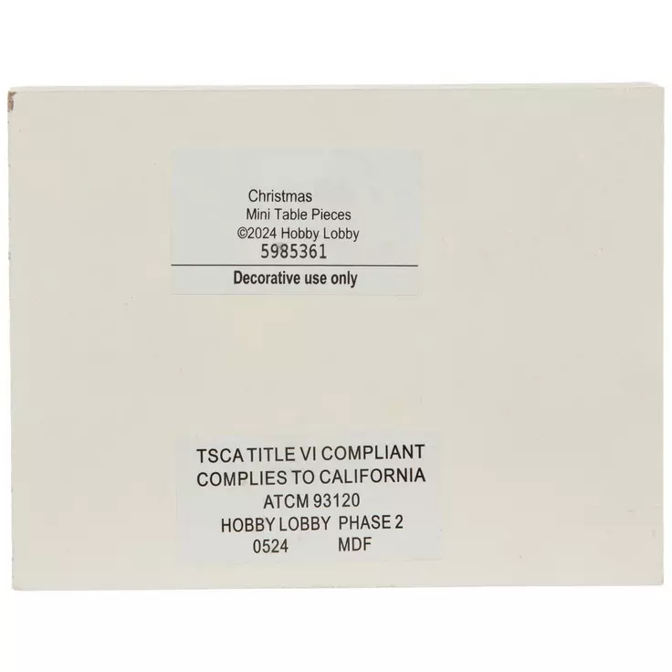 HL Christmas Decor - Special Delivery Santa Letter Mail Block Sign