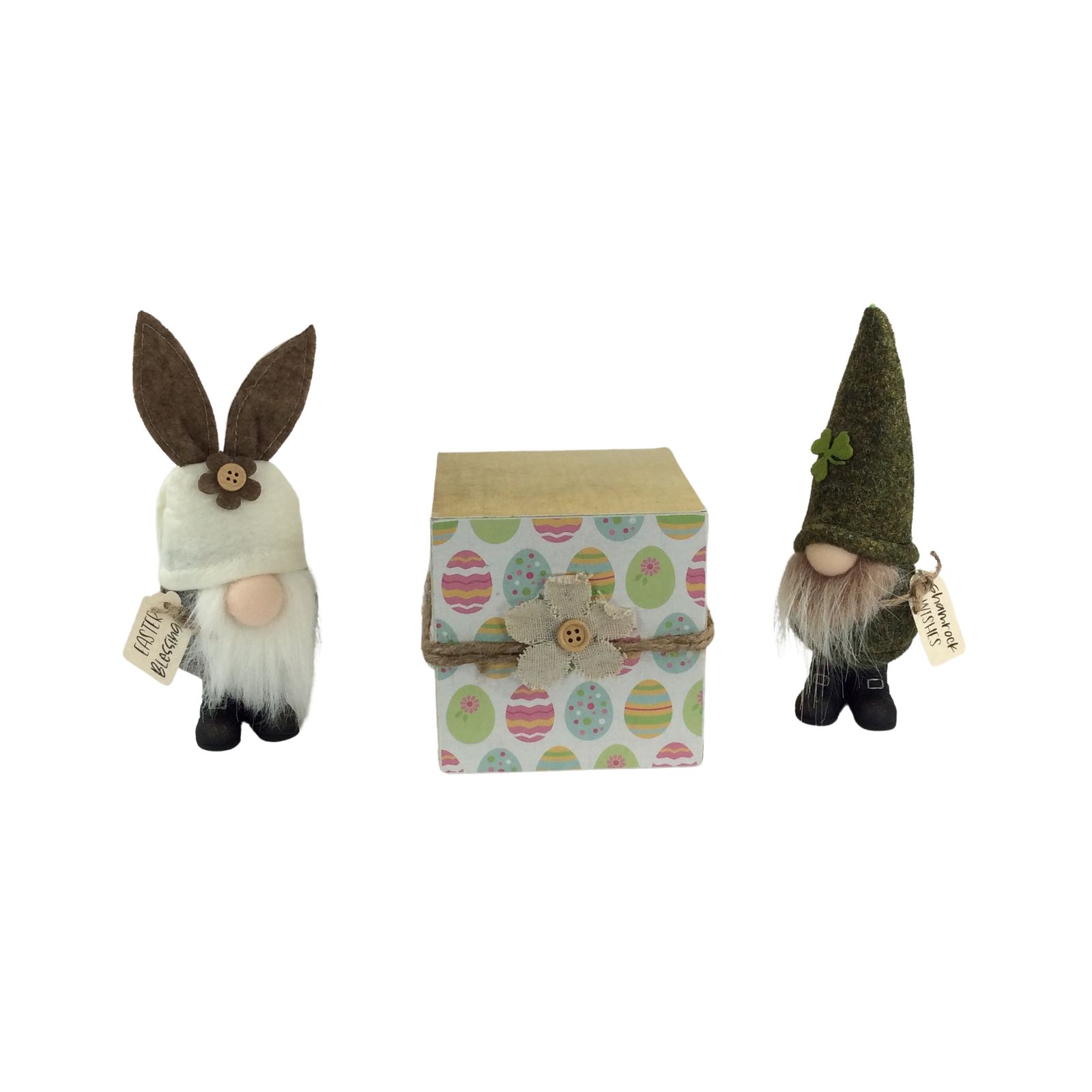 AGD St Patrick Decor - Reversible Easter Saint Patrick's Day Gnomes