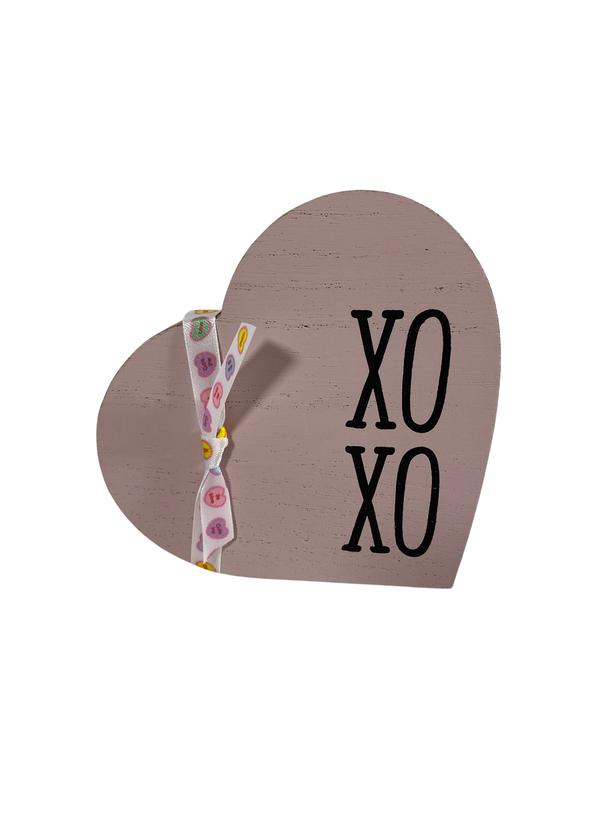 AGD Valentines Decor - Chunky Heart Be Mine XOXO 2pc Set