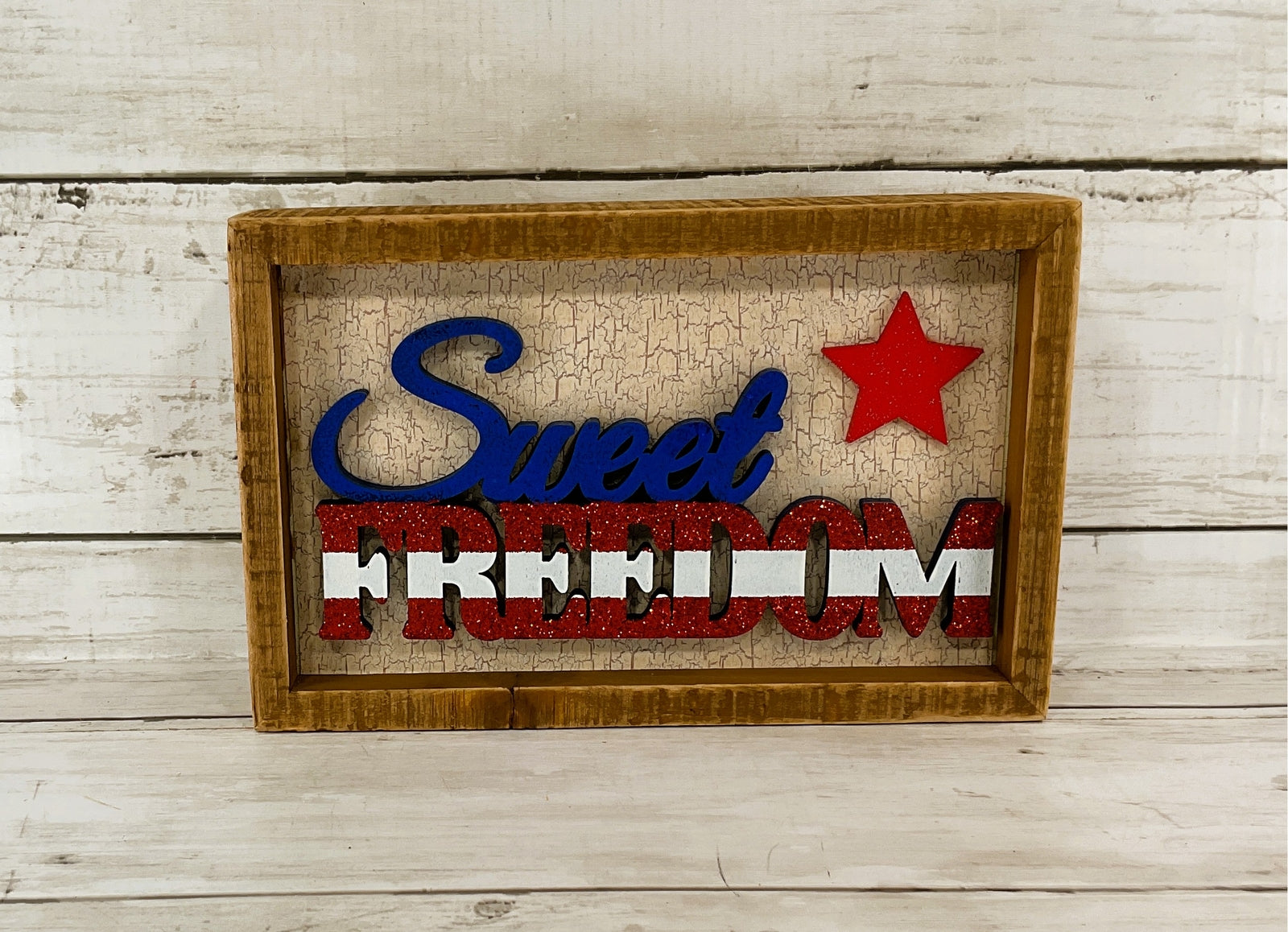 AGD Patriotic Decor - July 4th Sweet Freedom Cupcake Ice Cream 3pc