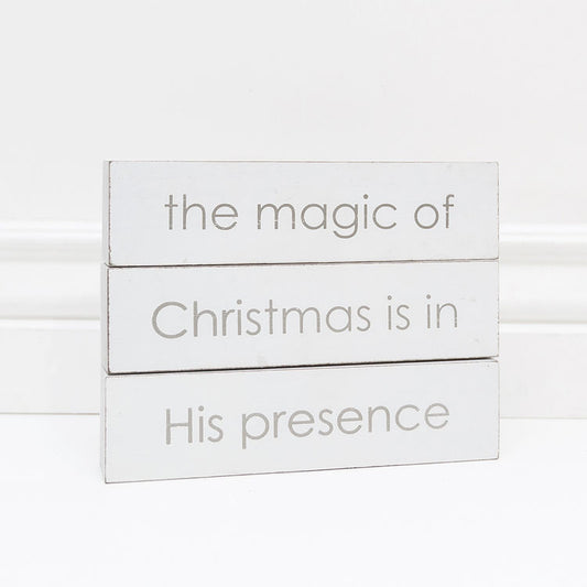 Adams & Co. Christmas Decor - Magic is in His Presence