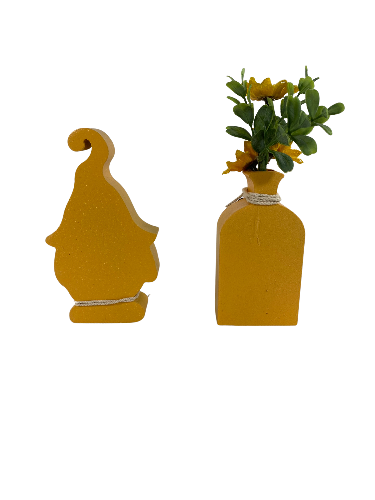 AGD Summer Decor - Sunkissed Blessed Sunflower Gnome 2pc Sitter