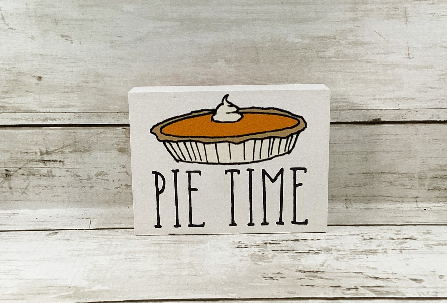 AGD Fall Decor - Small Cutie Pumpkin Pie Time Tier Tray Sign