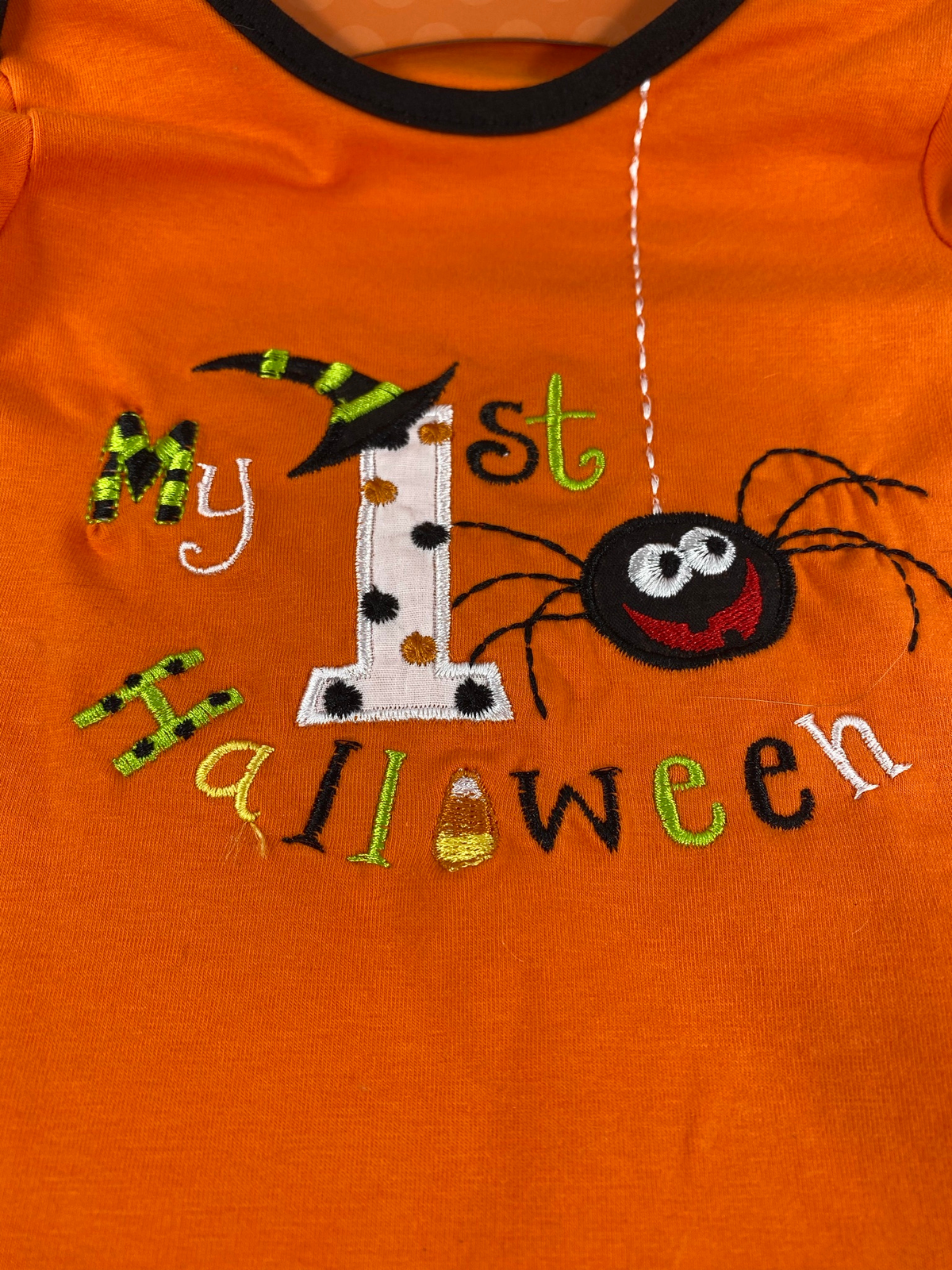 HL Halloween Costume - My 1st Halloween Baby “one piece” 6 to 12months