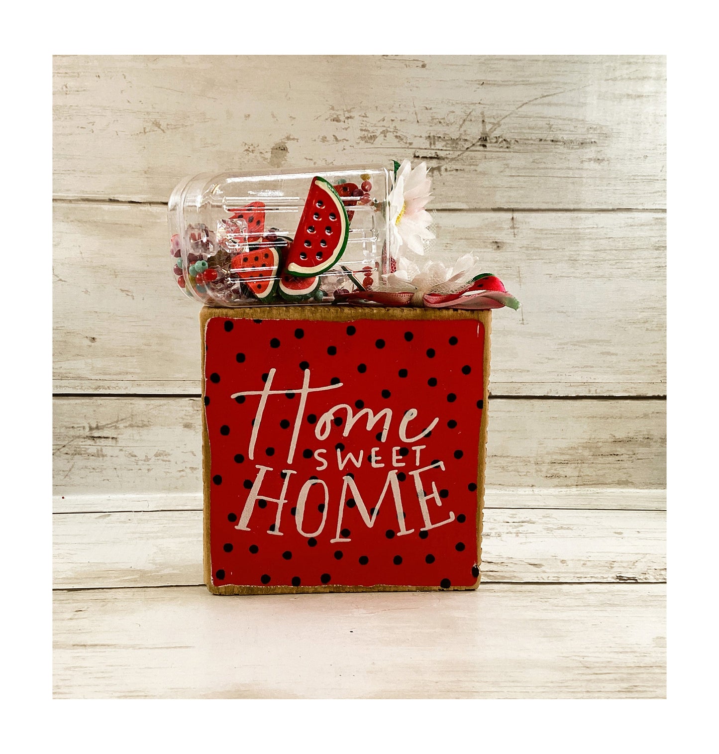 AGD Summer Decor - Watermelon Theme Popsicle Tier Tray 2pc Set