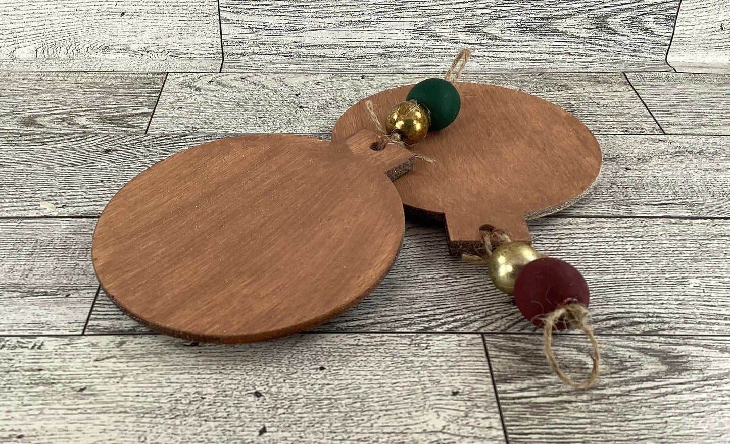 AGD Christmas Decor -  Names of God Advent Layered Wood Ornaments 12pc