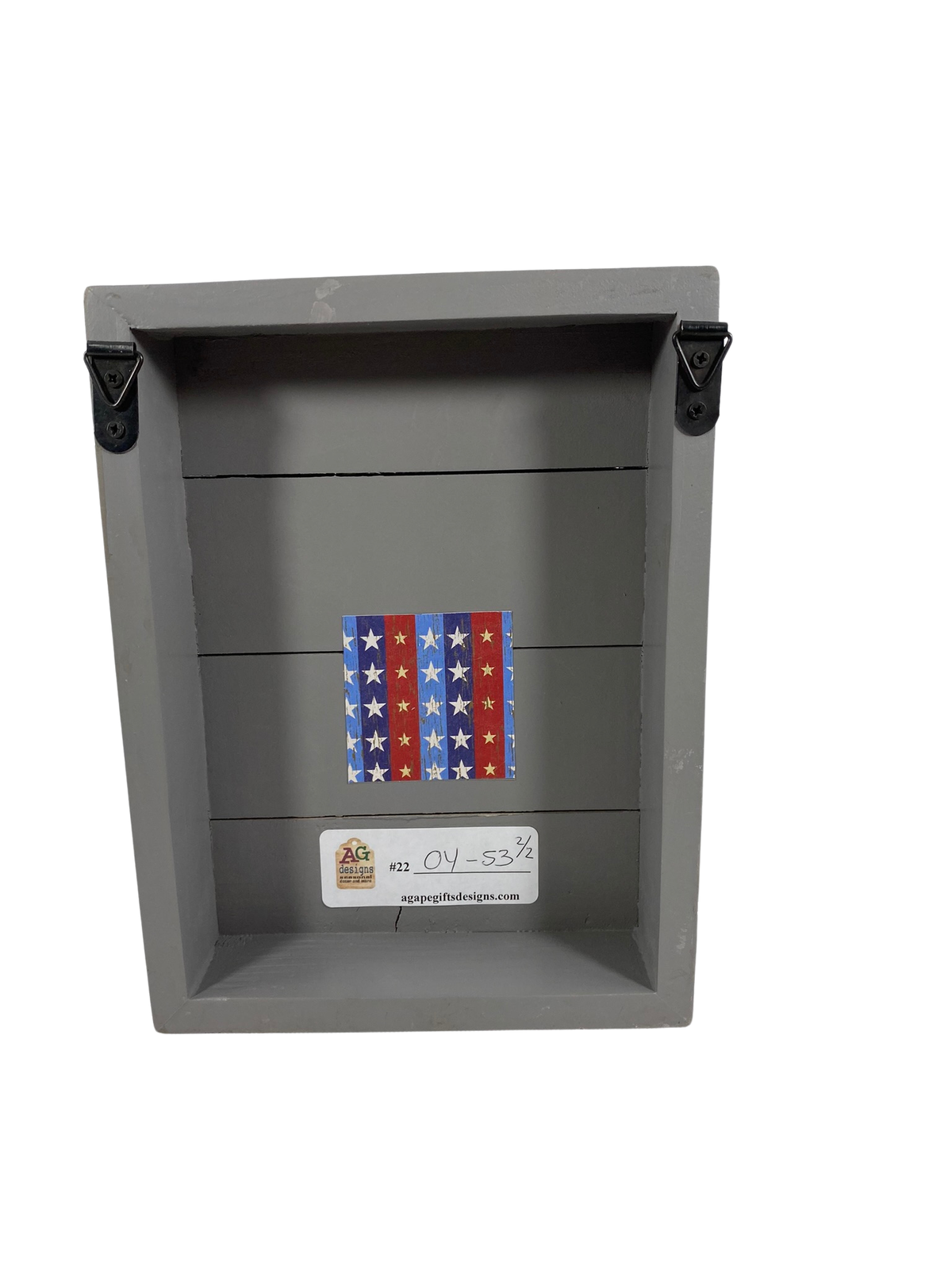 AGD Patriotic Decor - Thank You For Your Service Box Slat Sign