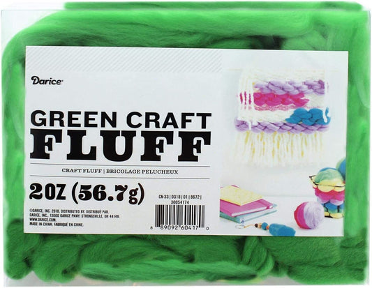 Darice Craft Supply - Green Fluff Basket Filler