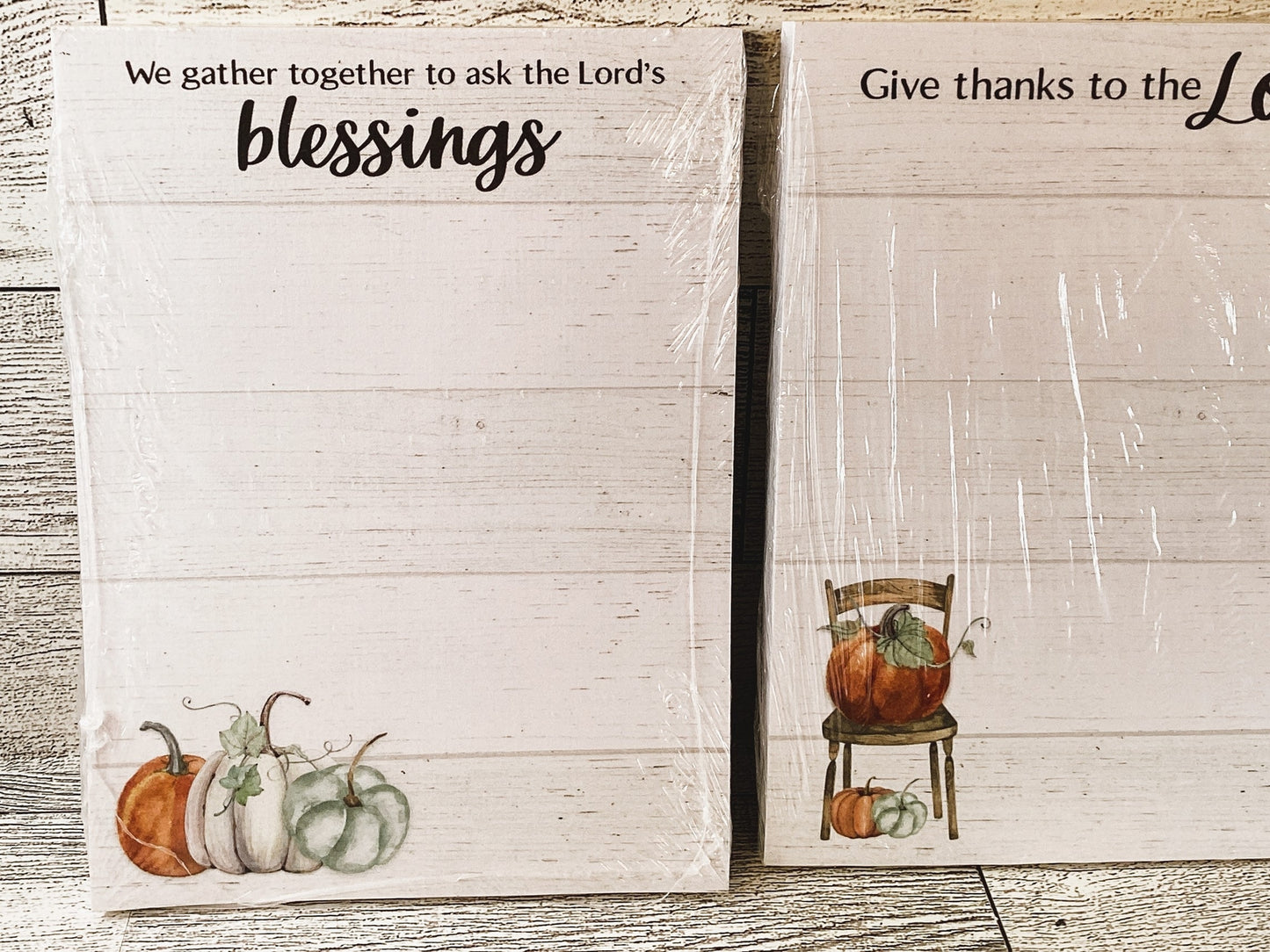 Fall Supplies - Give Thanks to Lord Praise God Small Paper Pads 3pc