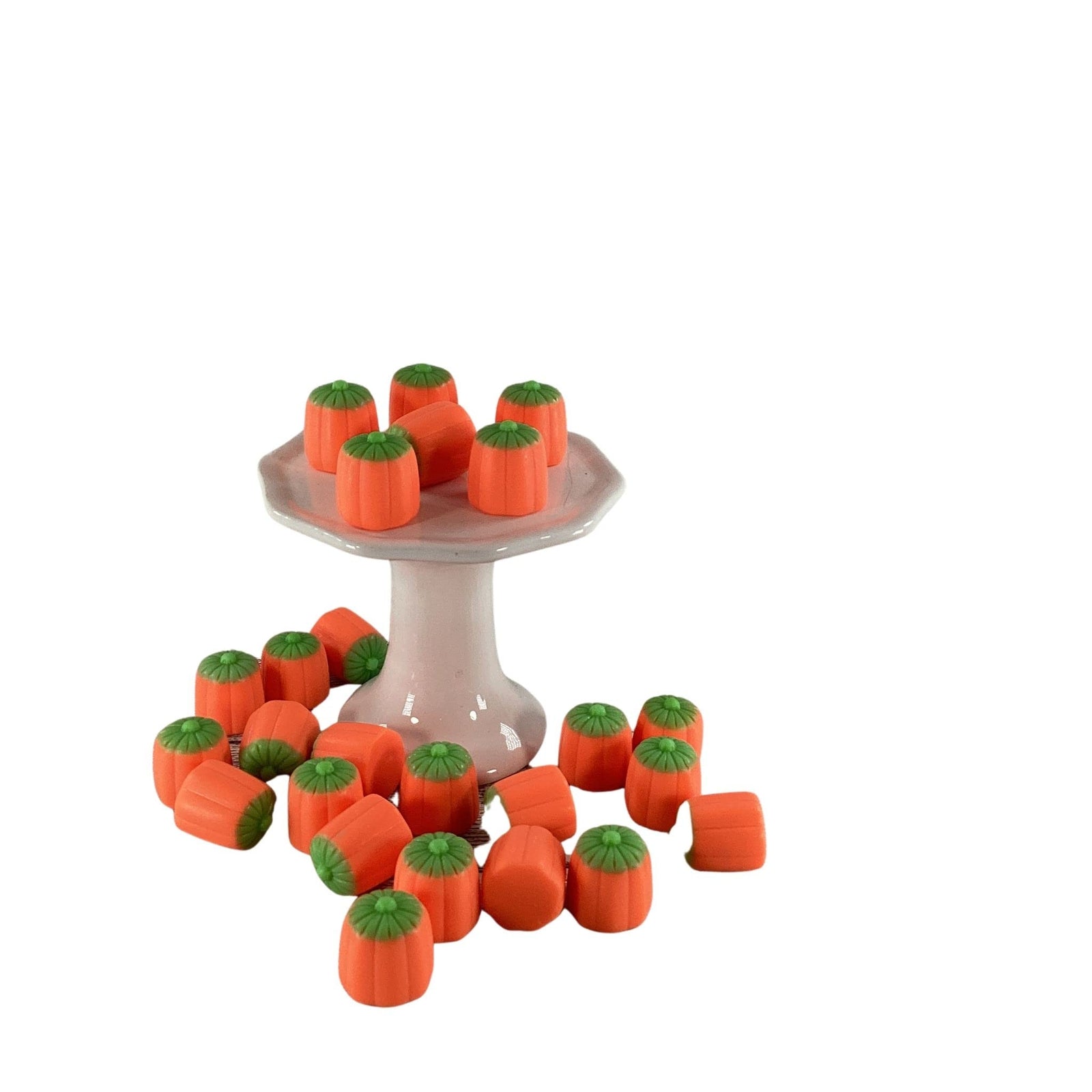 Halloween Craft Supply - Artificial FAKE Resin Brach's Pumpkin