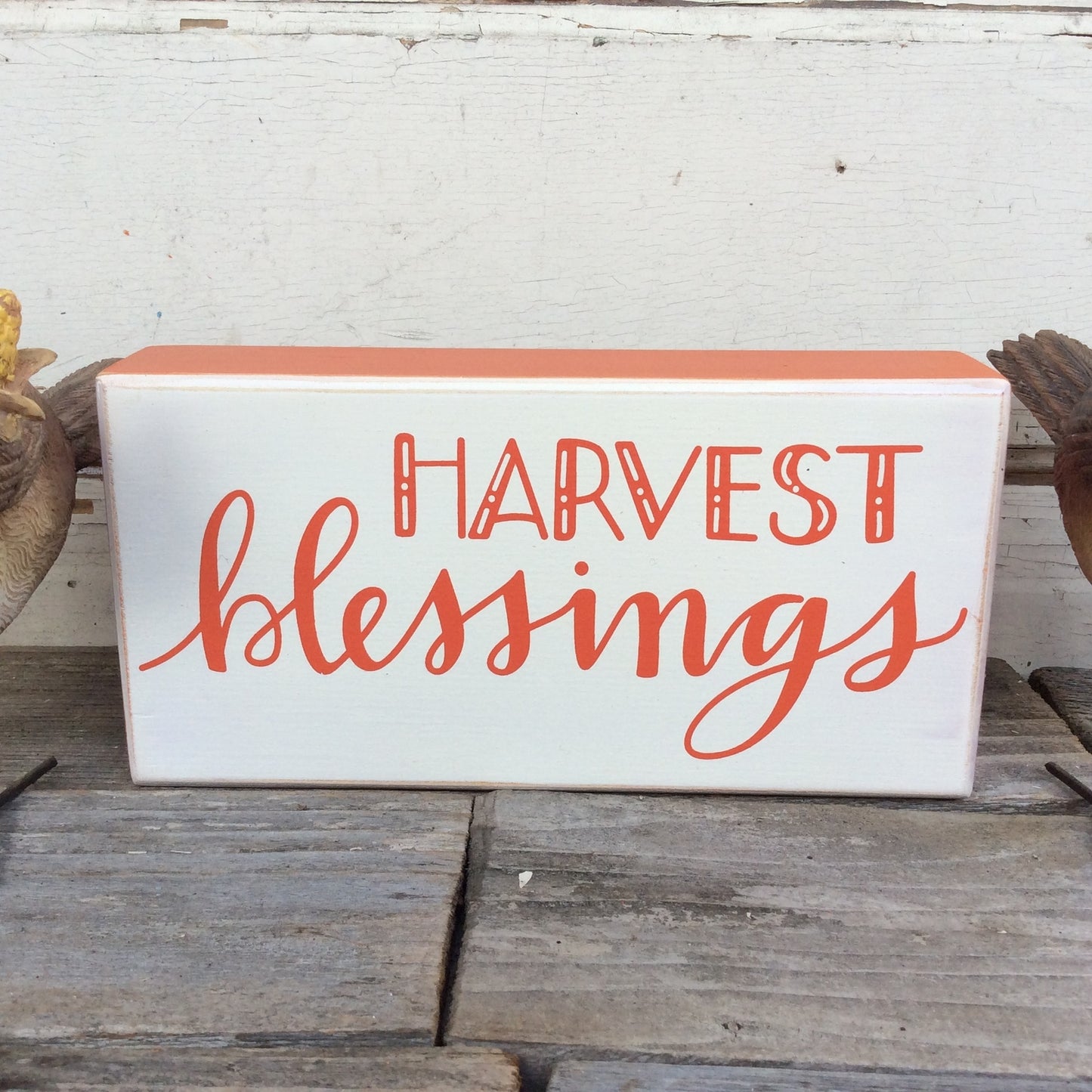 AGD Fall Decor - Harvest Blessings Birds 3pc Bundle Set