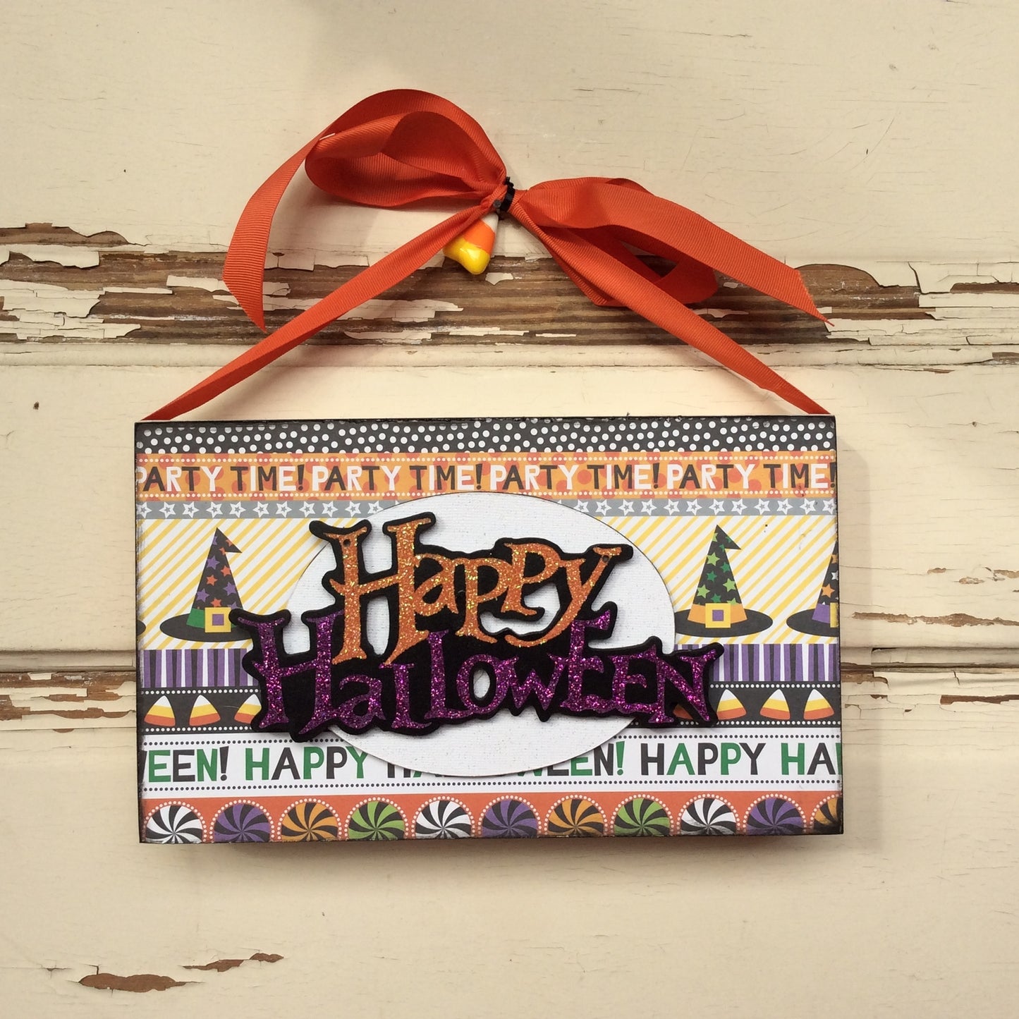 AGD Halloween Decor - Happy Halloween Box Sign