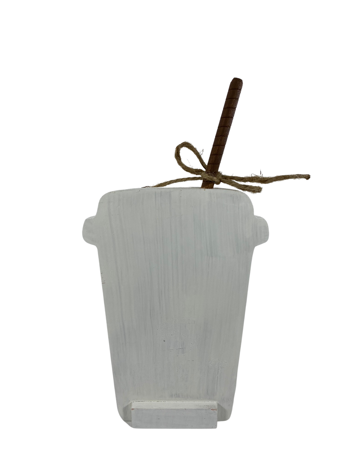 AGD Fall Decor -  Leaves Falling Coffee Calling Chunky Wood Tabletop Sitter