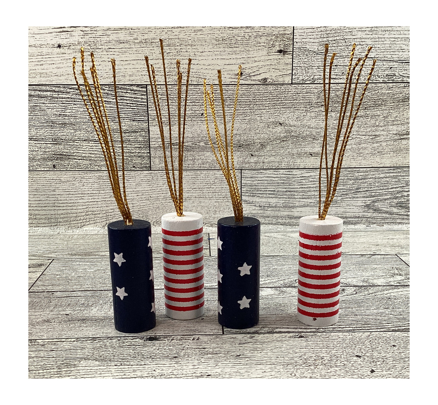 AGD Patriotic Decor - Firecrackers and Truck Sign