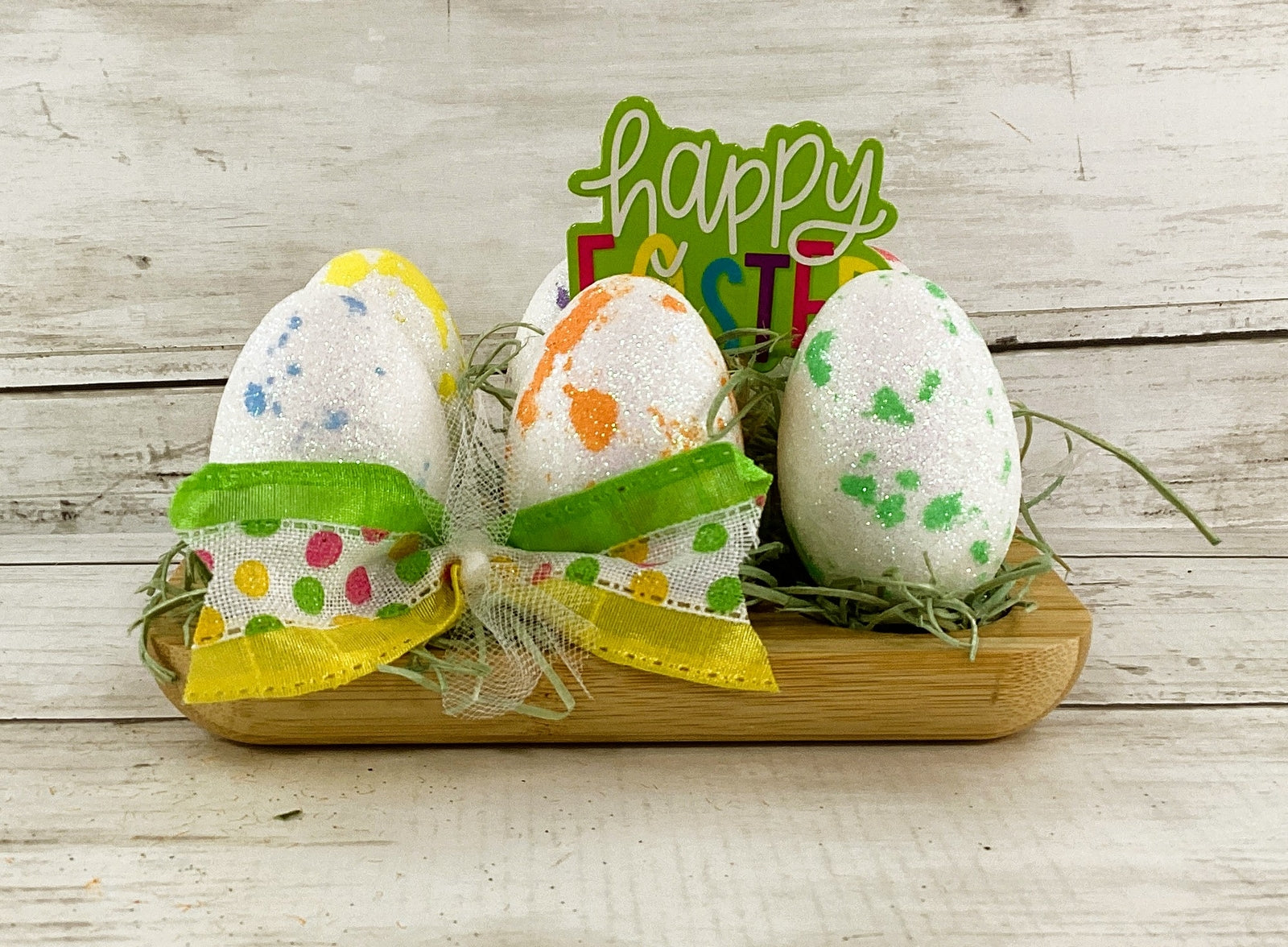 AGD Easter Decor - Foam Eggs on Egg Tray Tier Tray Display