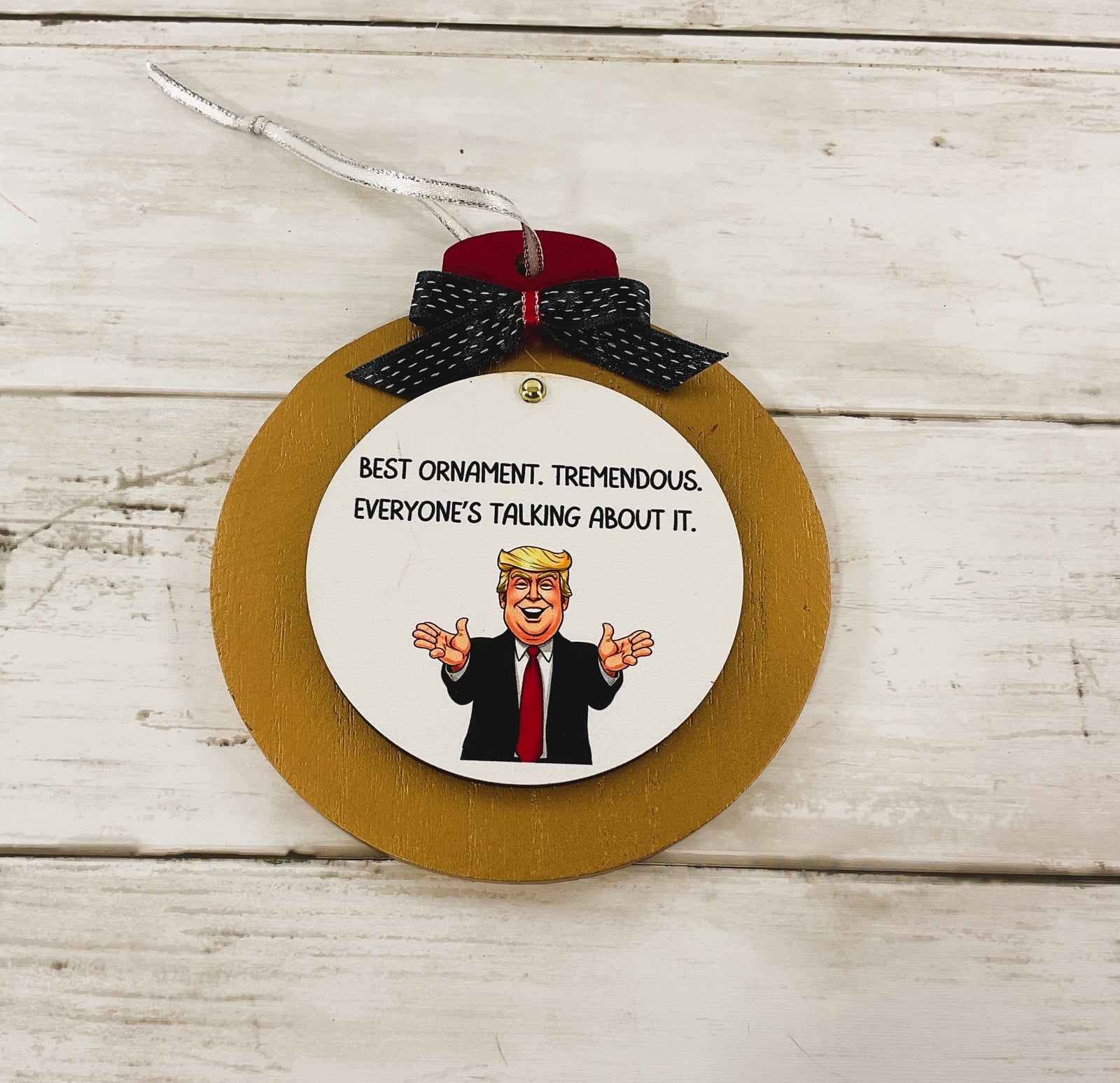 AGD Humor Gift  - Funny Donald Trump Tremendous Best Ornament