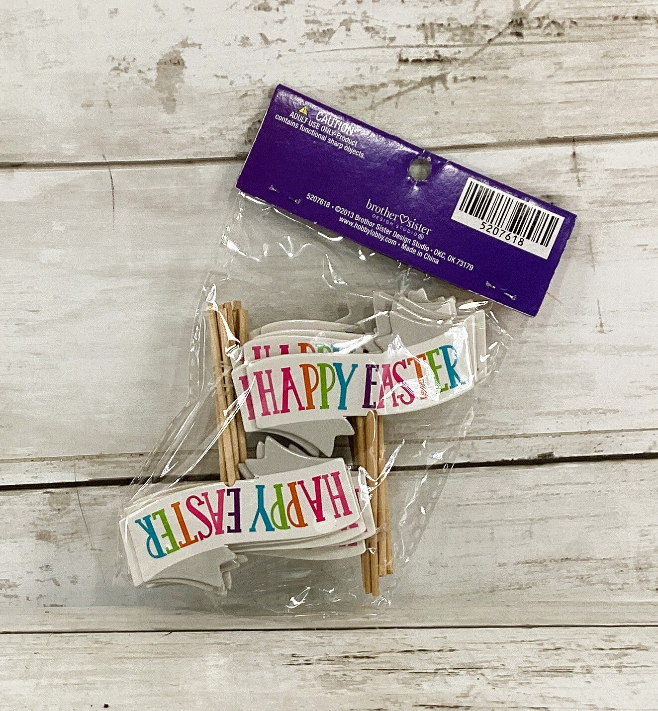 HL Easter Baking Supply - Various Standard Cupcake Picks 5 Sets