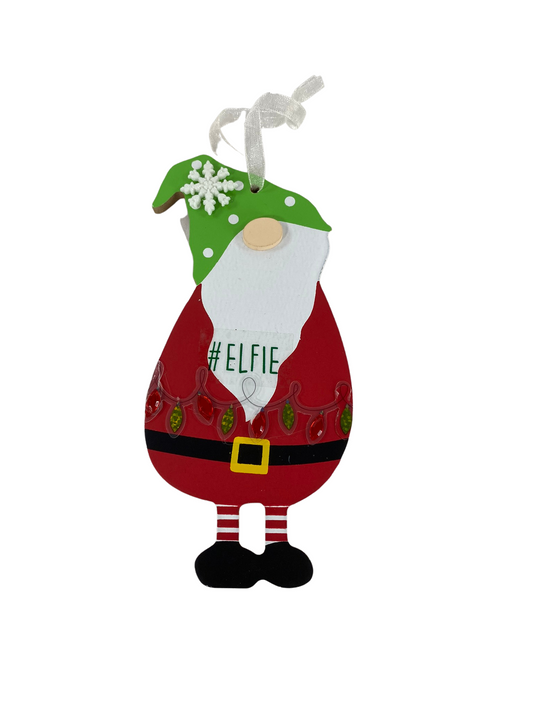AGD Christmas Decor  – #Elfie Elf Gnome Ornament