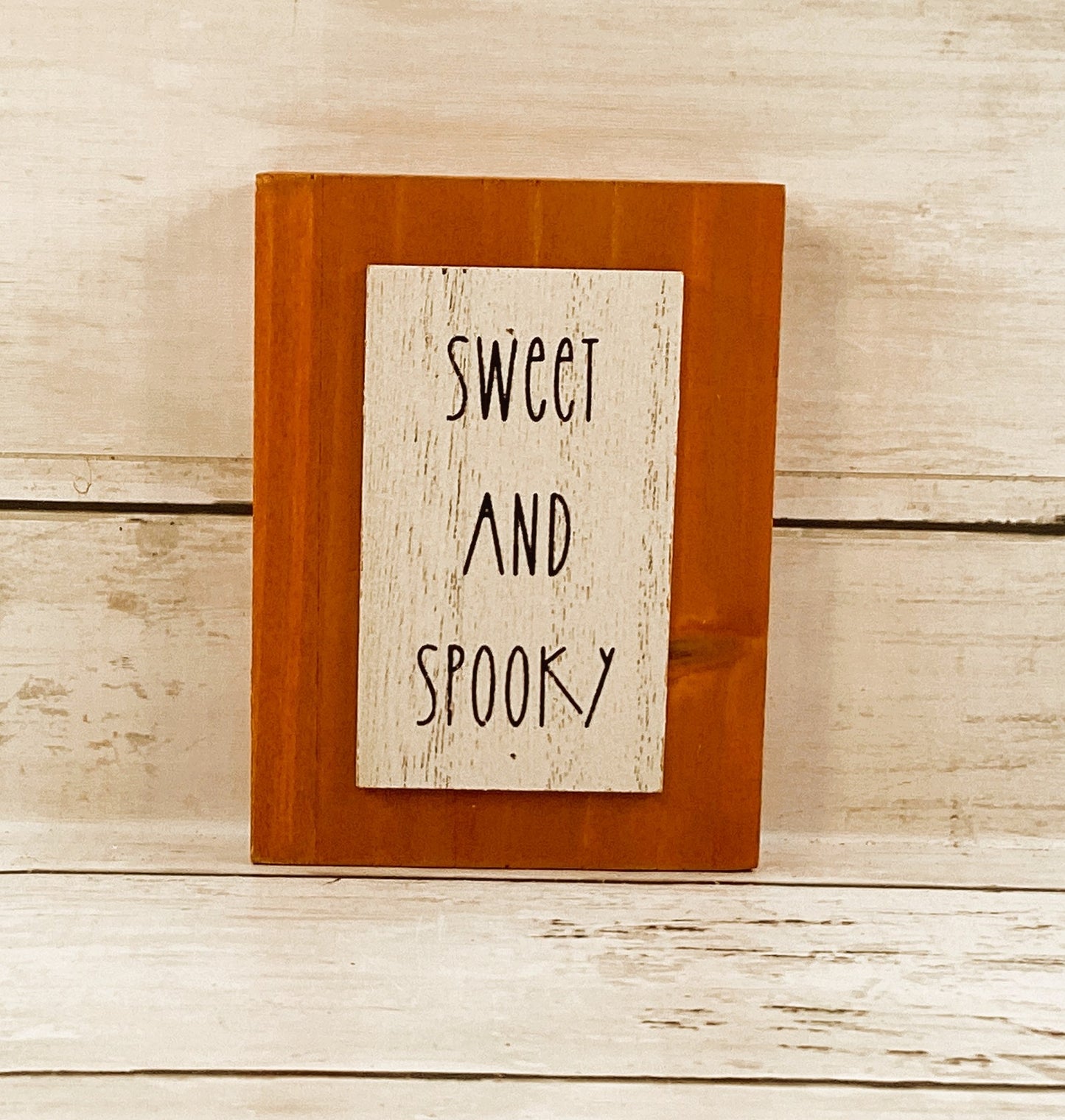 Collins Painting Halloween Decor - Hey Boo! Black Block Sign