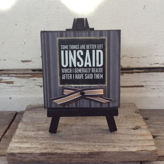 AGD Mom Day Gift - Inspirational Phrase Easel Display