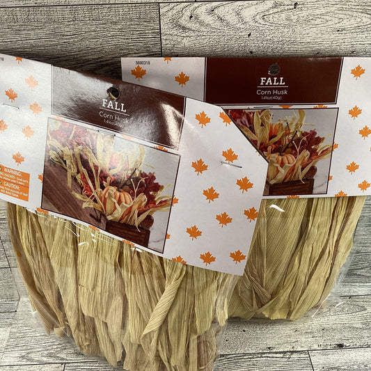 HL Fall Craft Supply - NEW Corn Husk Strips 2pks