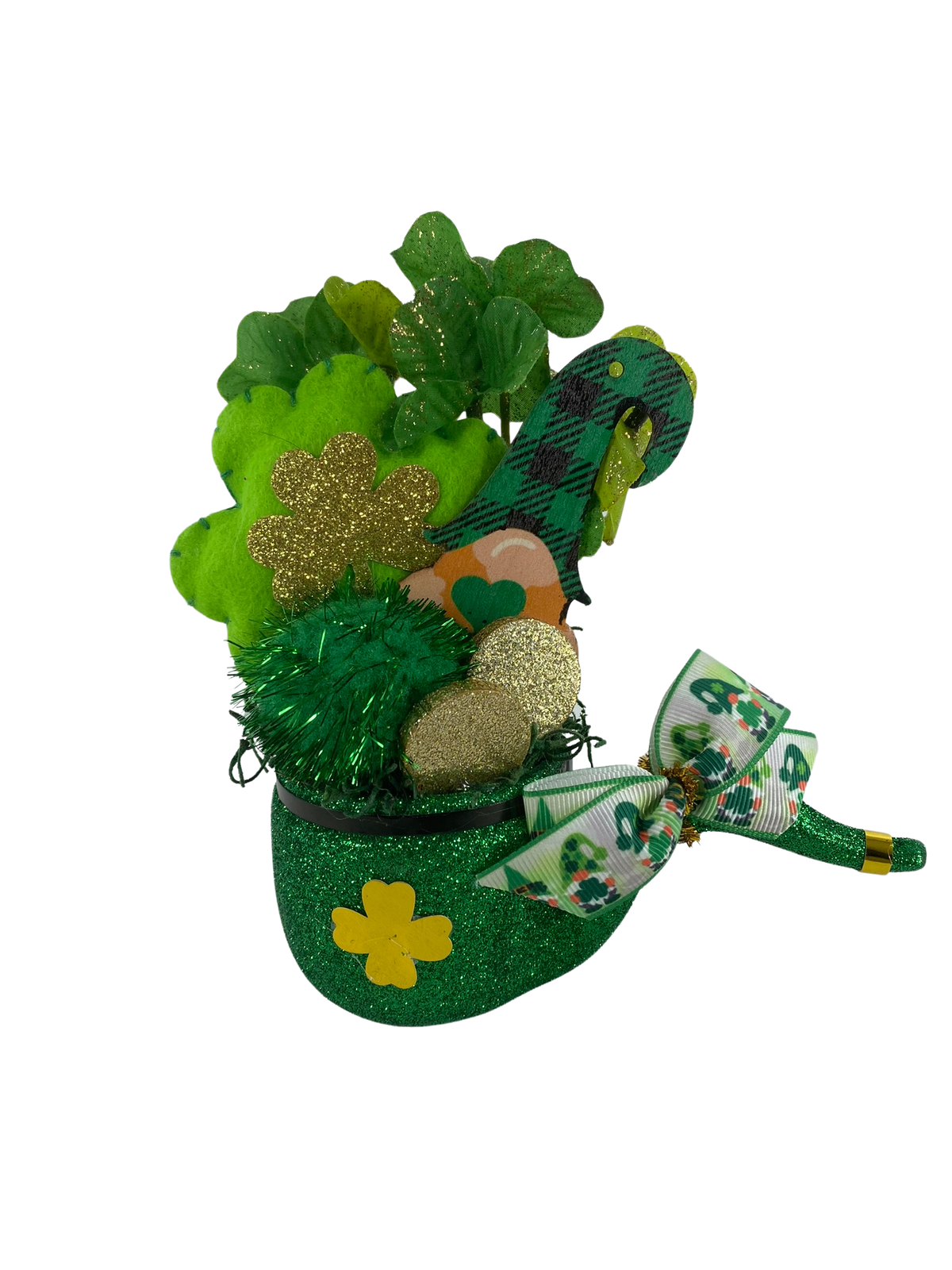 AGD St Patrick's Decor - Leprechaun Pipe Display