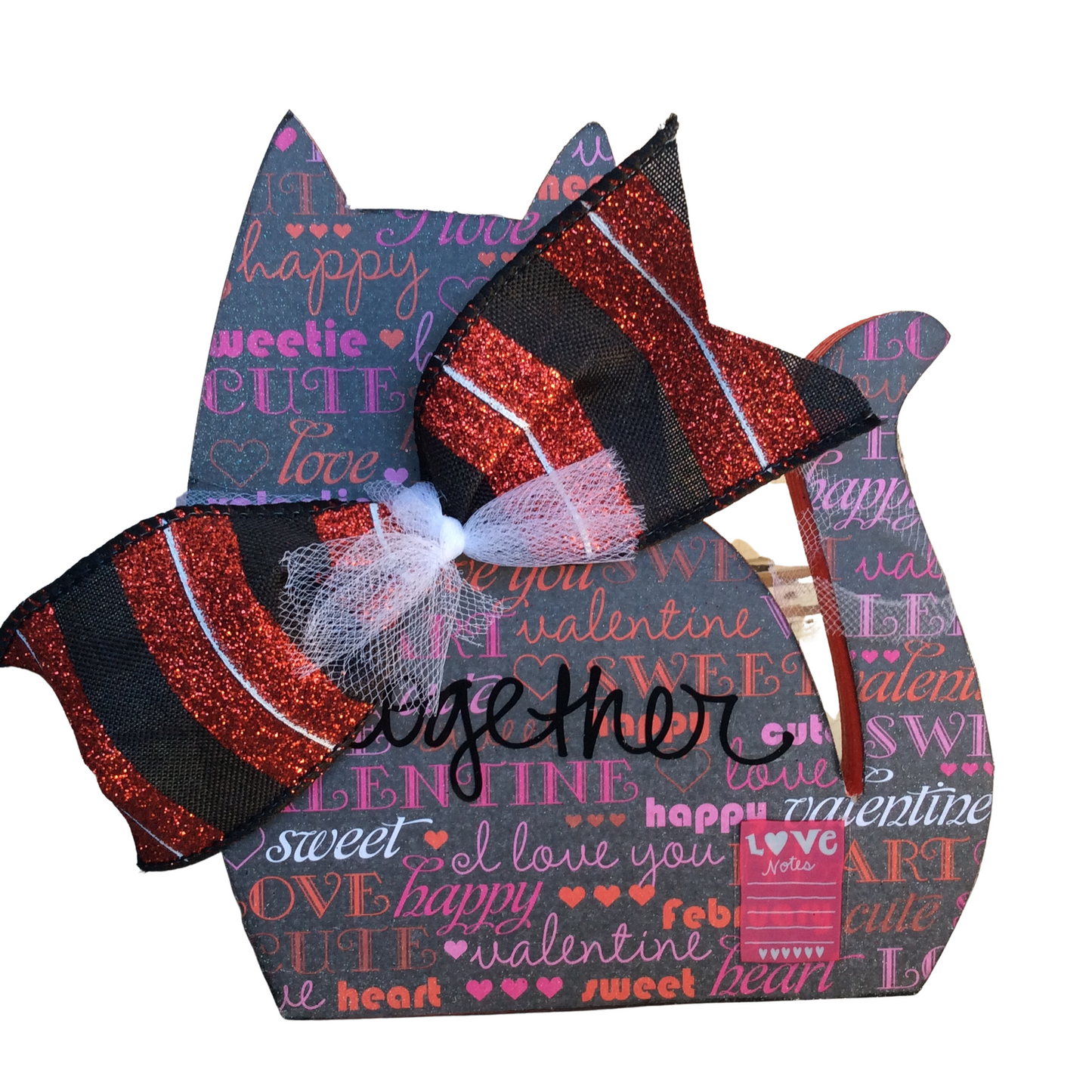 AGD Valentines Decor - Together Forever Love You Llama Dog Cat 3pc