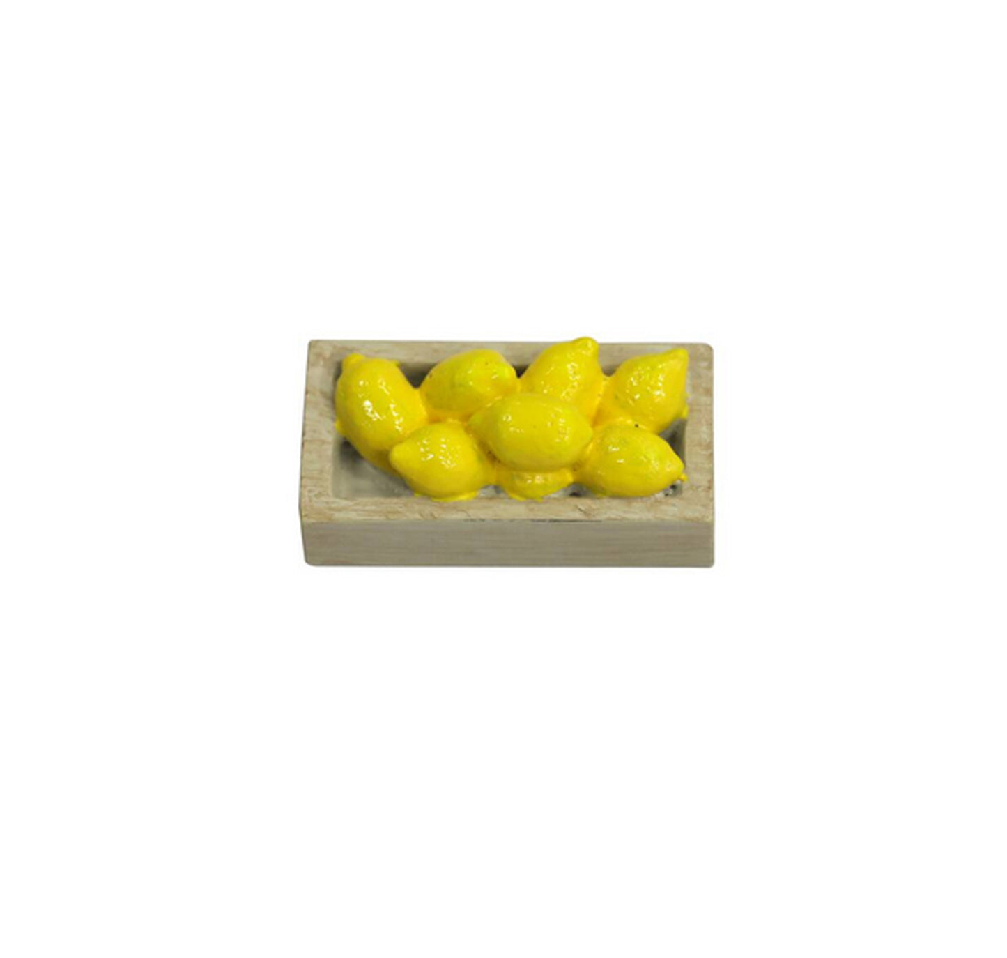 Michael's Craft Decor - Mini Resin Lemons Strawberries Fruit Crates 2pc