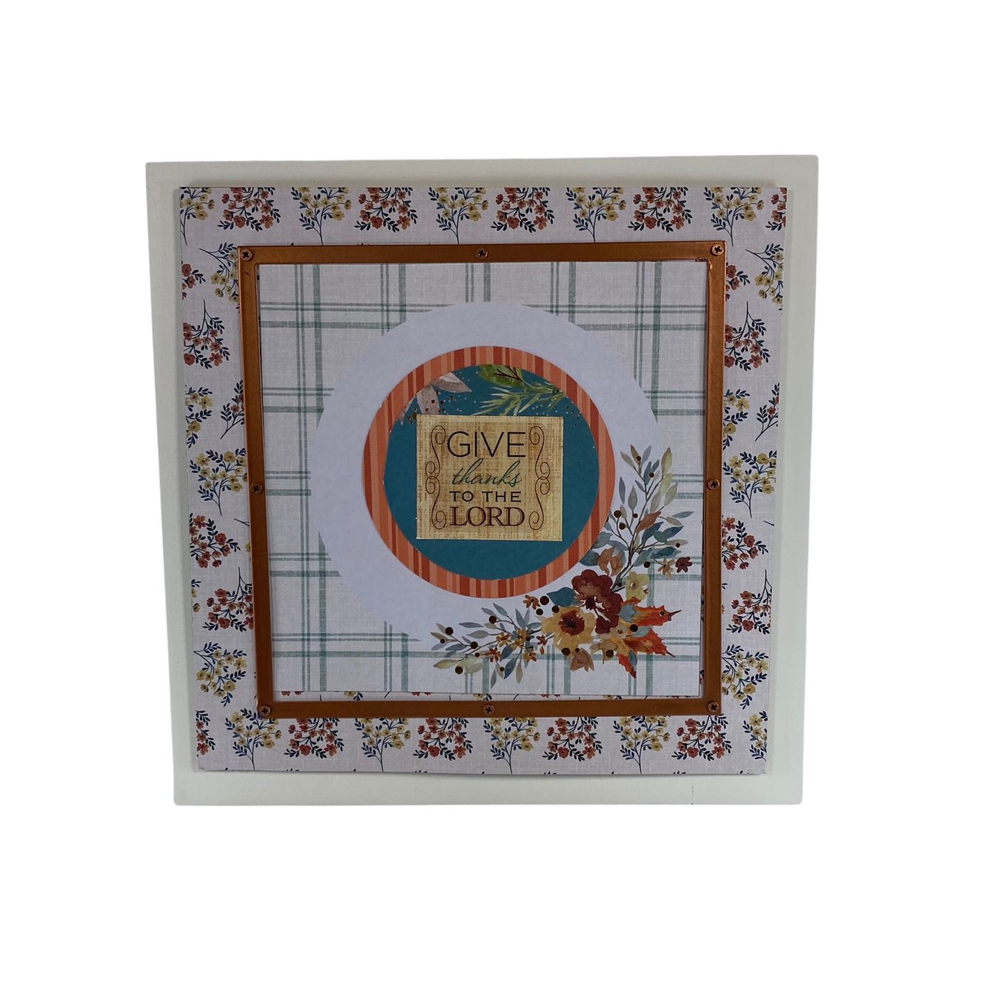 AGD Fall Decor - Give Thanks Layered Box Sign