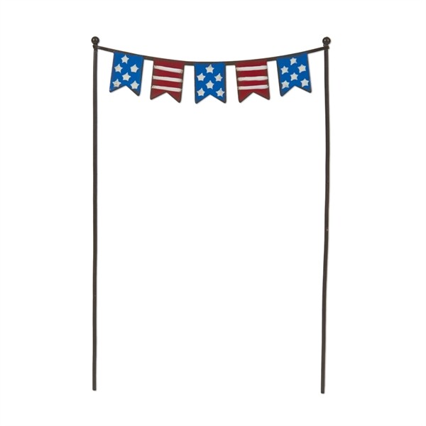 MW Studio M Patriotic Decor- Miniature July 4th Flag Banner