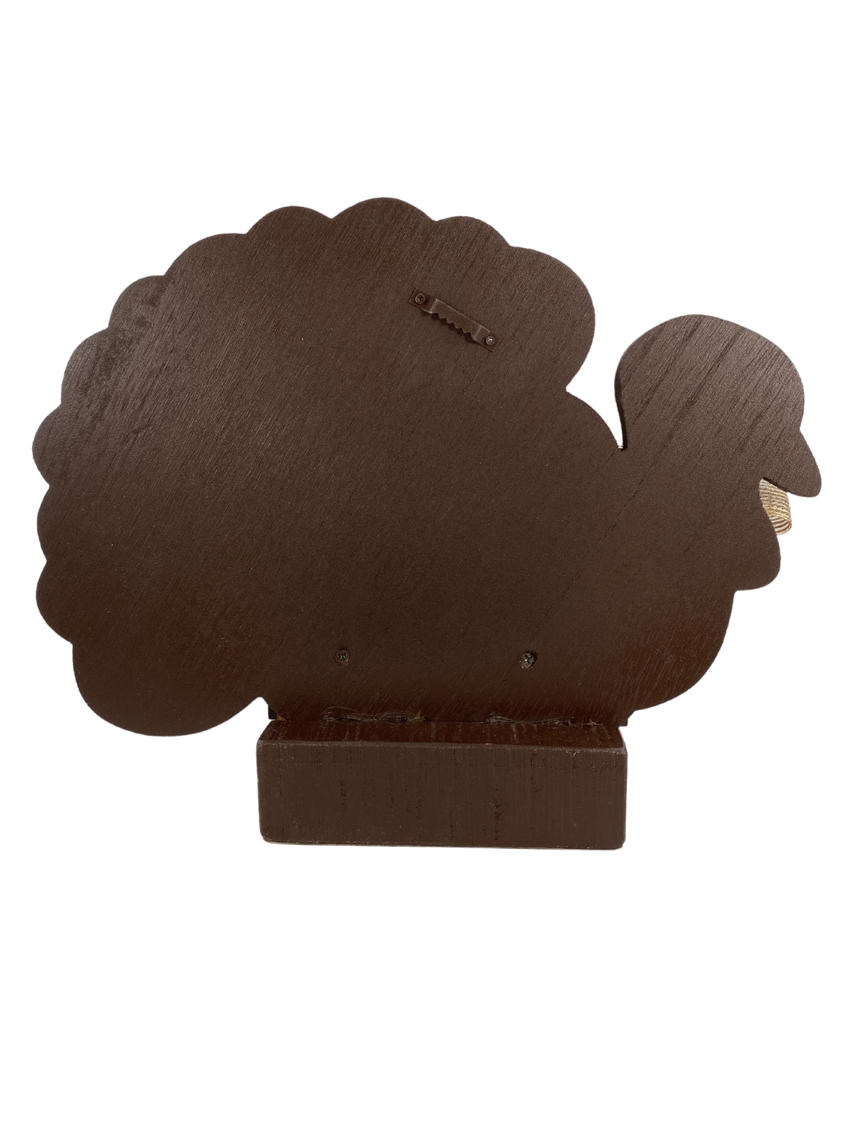AGD Fall Decor - Blessed Thanksgiving Wood Slat Turkey Tabletop Sitter