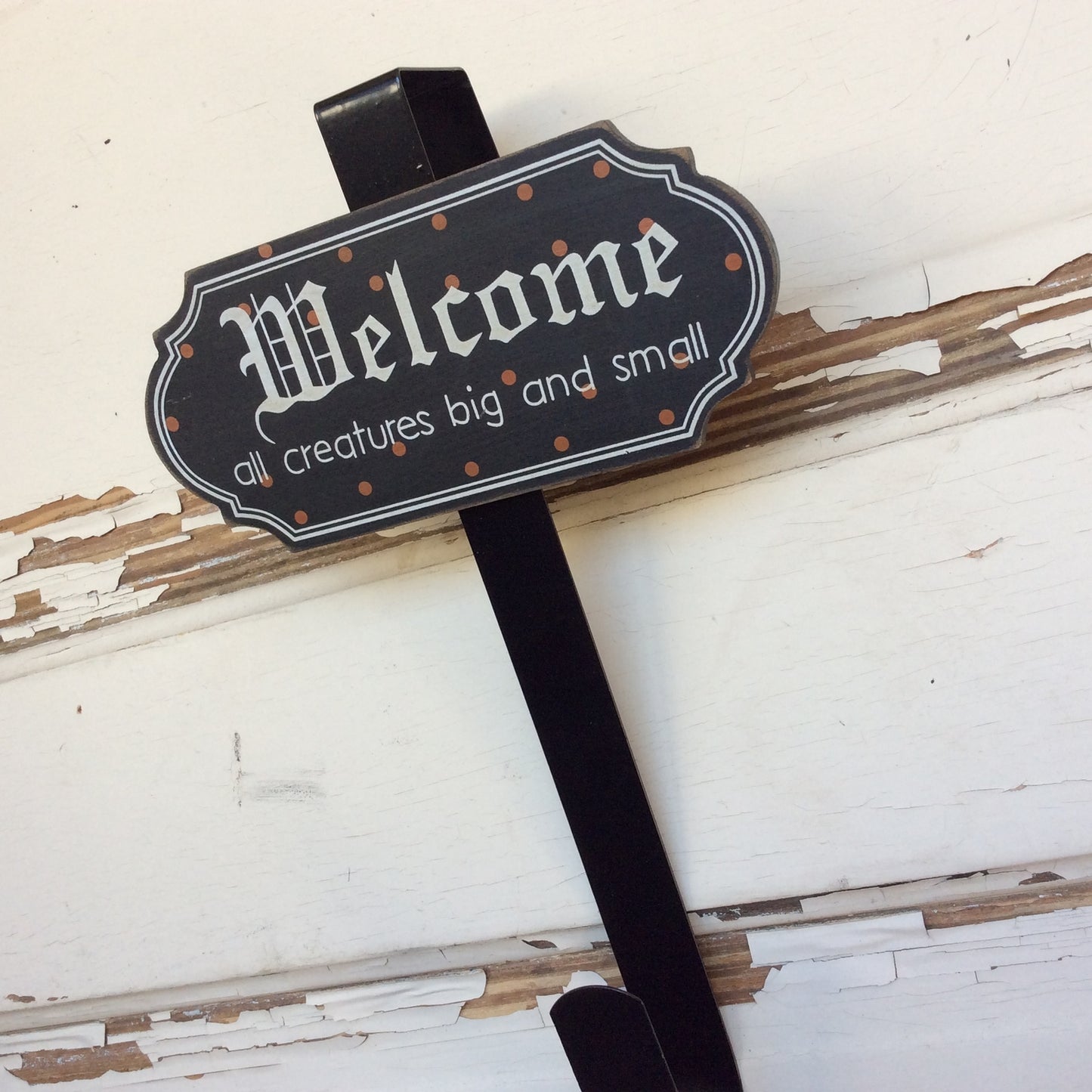 AG Designs Halloween Decor - Welcome All Creatures Big and Small Door Hanger