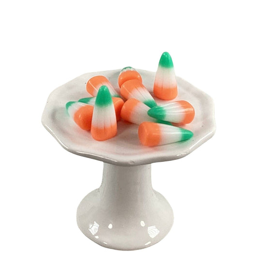 Halloween Craft Supply - Artificial FAKE Resin Brach's Candy Corn Pumpkin