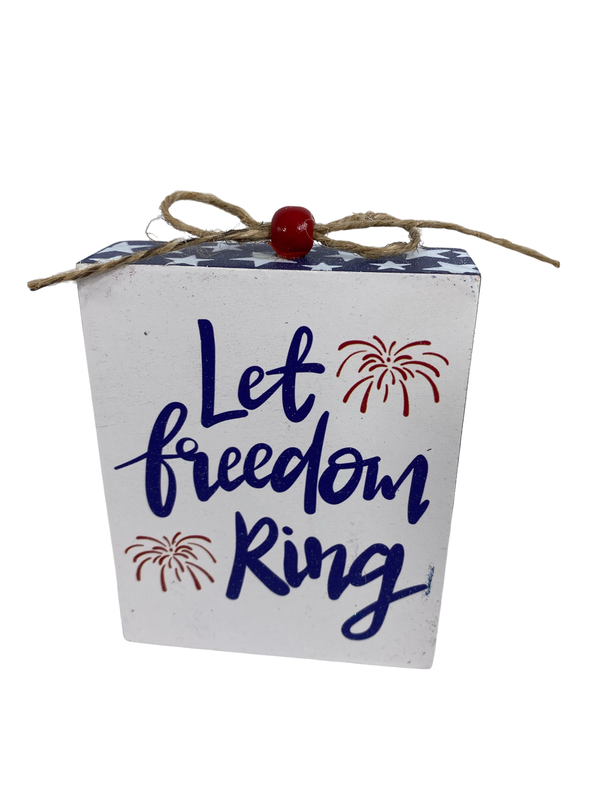 AGD Patriotic Decor - American Gnome Freedom Soldier Box Sign 3pc Set