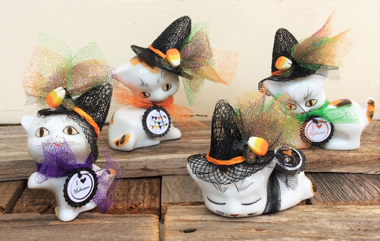 AG Designs Halloween Decor - Calico Jack Kitty Costume Cats 4pc. #8404
