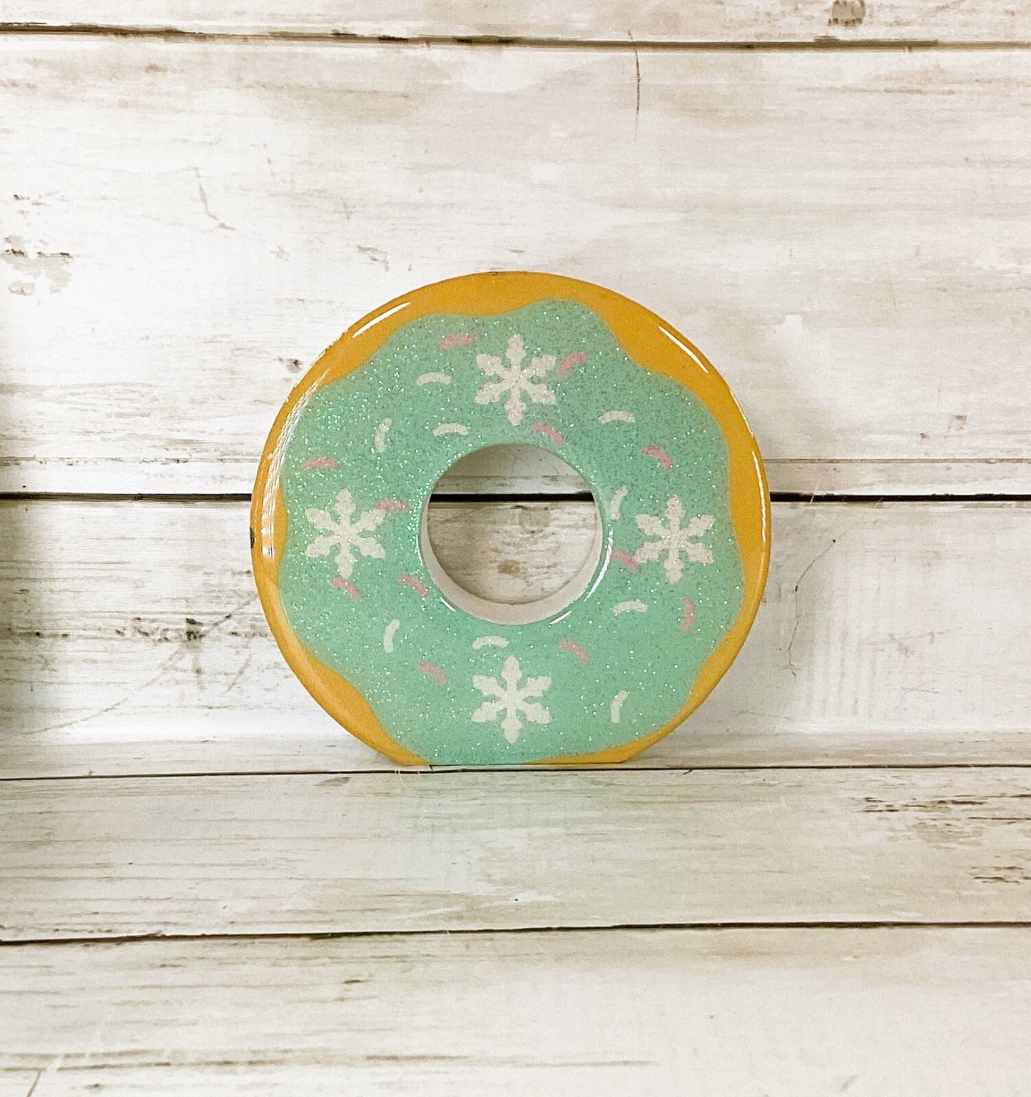 HL Christmas Decor - Pastel Wood Acrylic Sweet Pink Faux Food