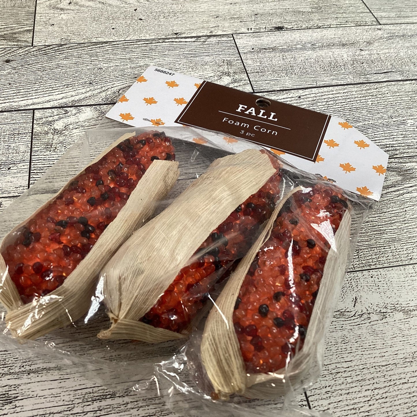 HL Fall Craft Supply - NEW Small Beaded Corn on the Cob 3pks