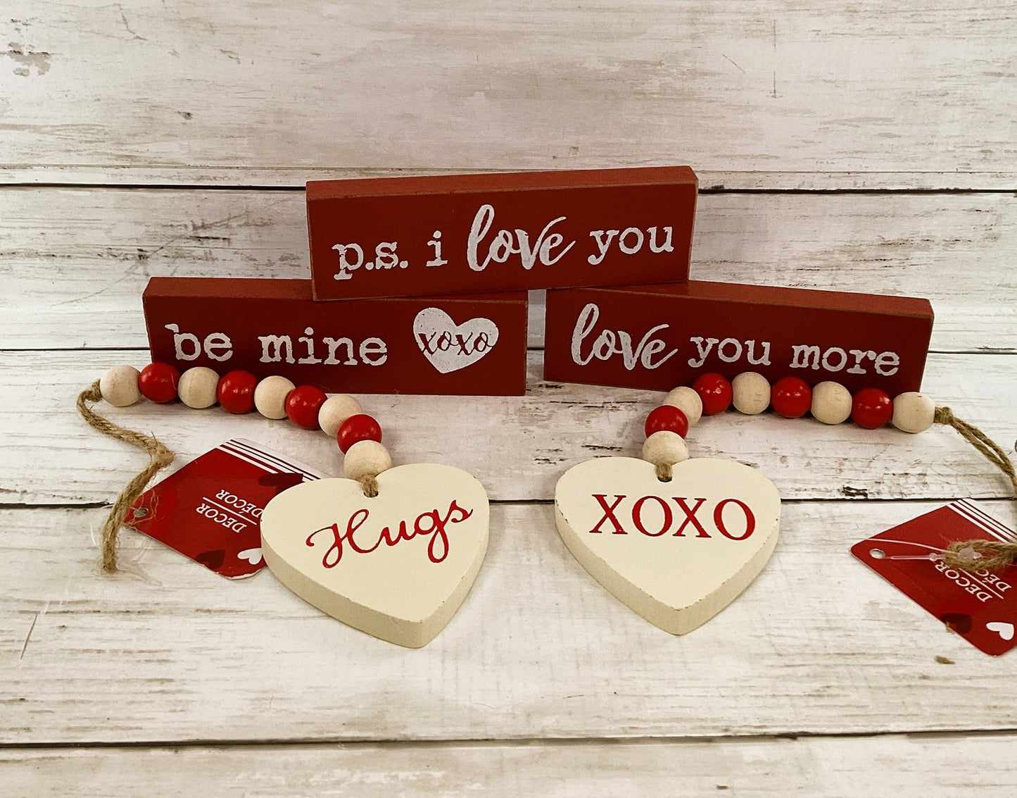 CWI Valentines Decor - Love Be Mine Mini Sticks & Garlands 5pc