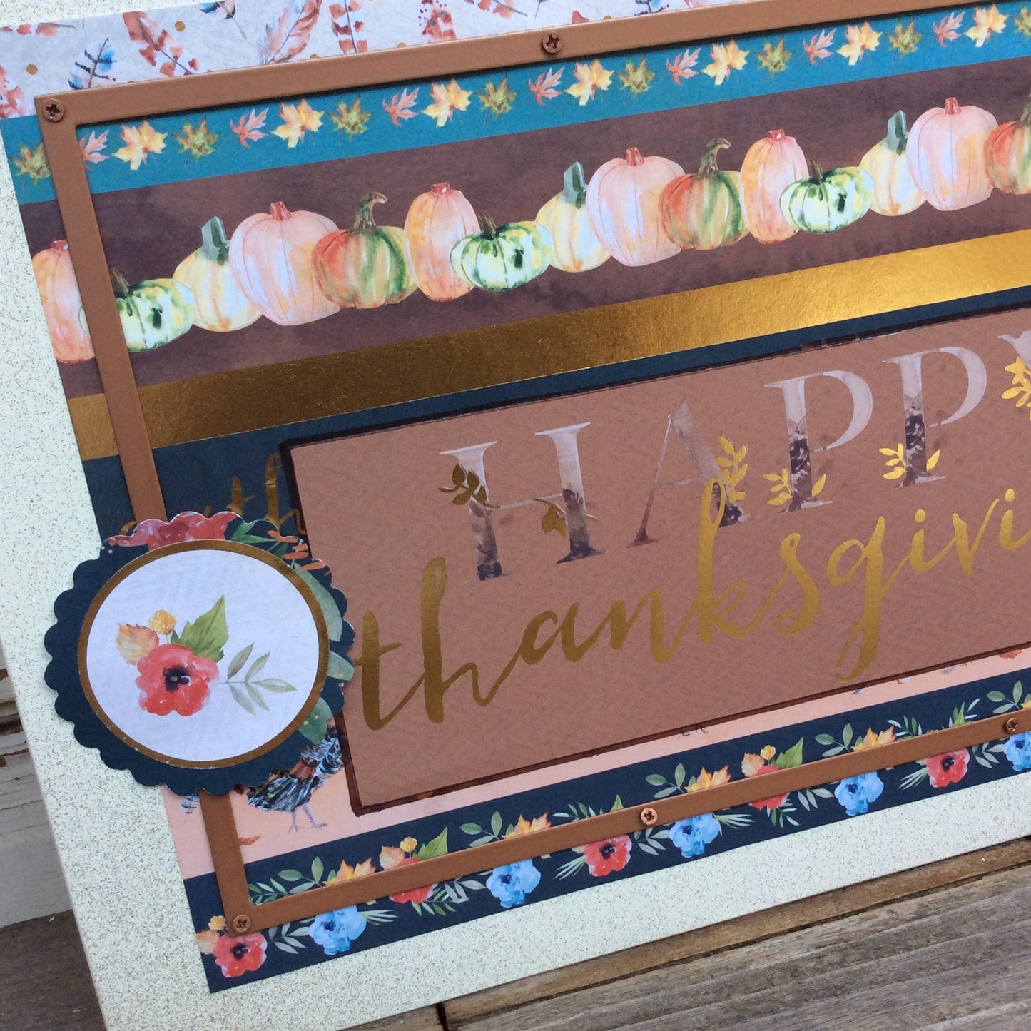 AGD Fall Decor - Modern Prim Happy Thanksgiving Box Sign