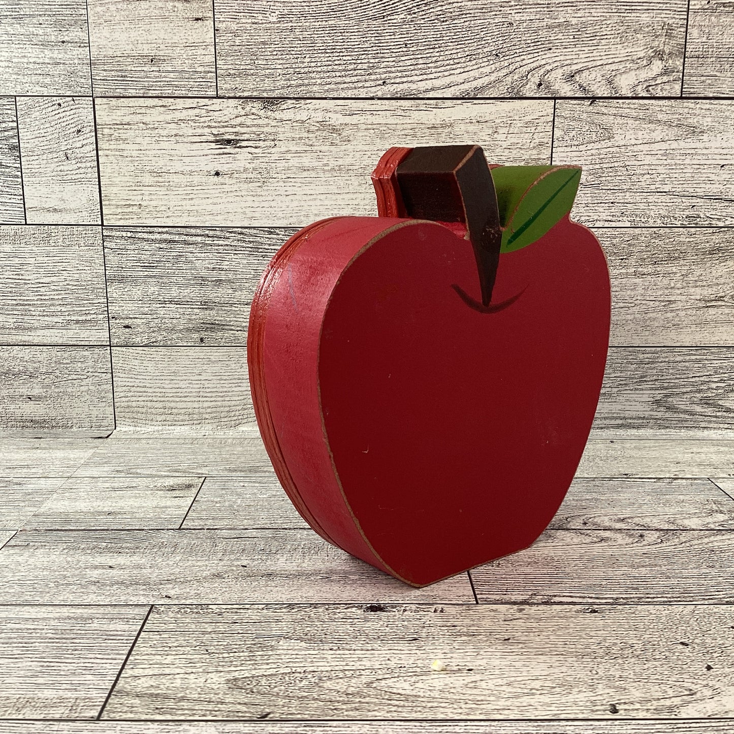 AGD Fall Decor - Teacher I Love School Chunky Wood Shaker Sitter