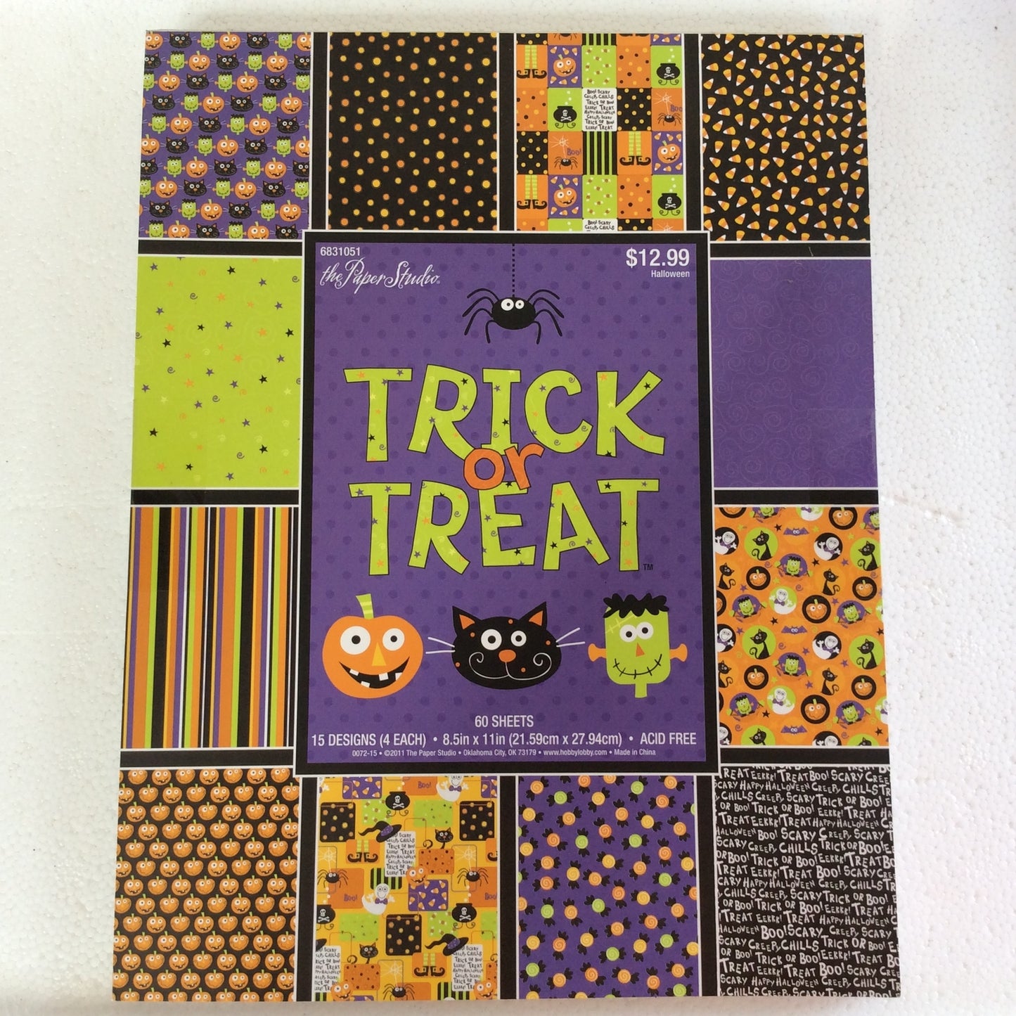 HL Craft Supplies - Trick or Treat Fun Designs 8.5x11" 60 sheets