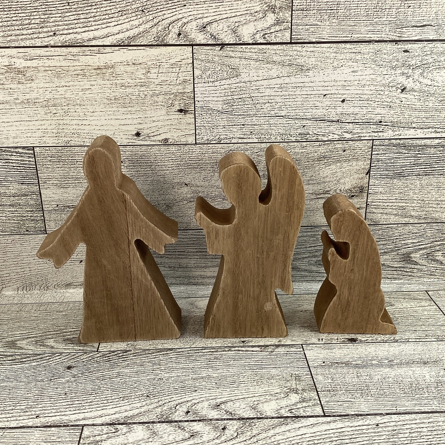 AGD Easter Decor - He Is Risen Wood Resurrection Tomb Scene 8pc Set