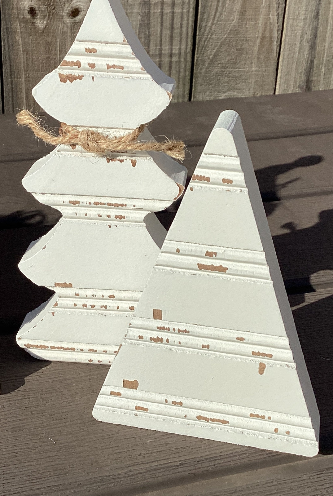 AGD  Christmas Decor - Chippy Wood Feeling Frosty Snowmen Sled 7pc