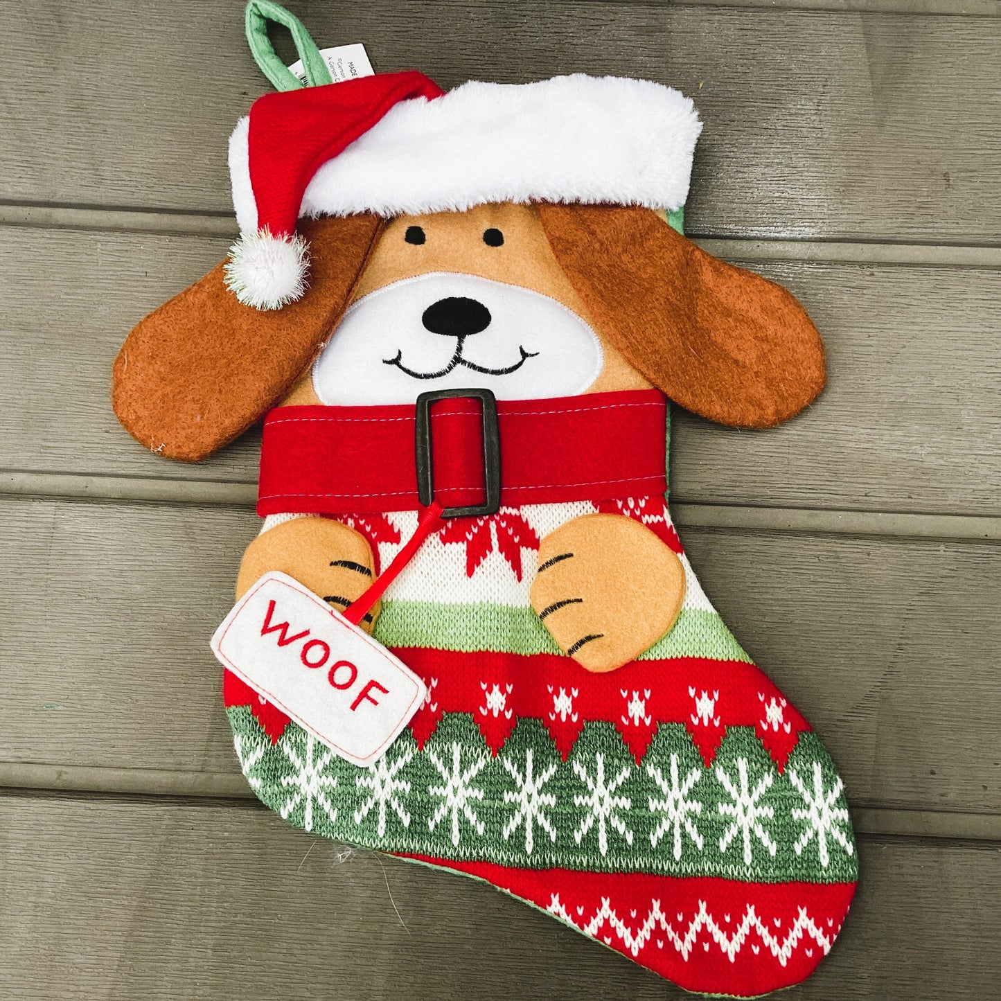 Gerson Christmas Pet Decor - Pet Kitty Cat Puppy Dog Stocking