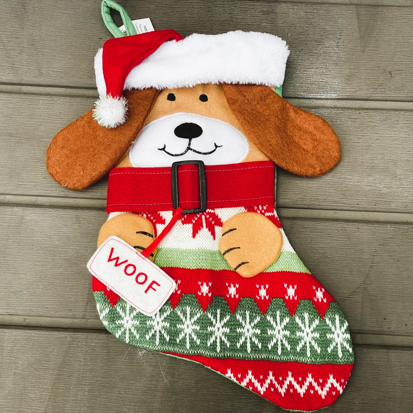 Gerson Christmas Pet Decor - Pet Kitty Cat Puppy Dog Stocking