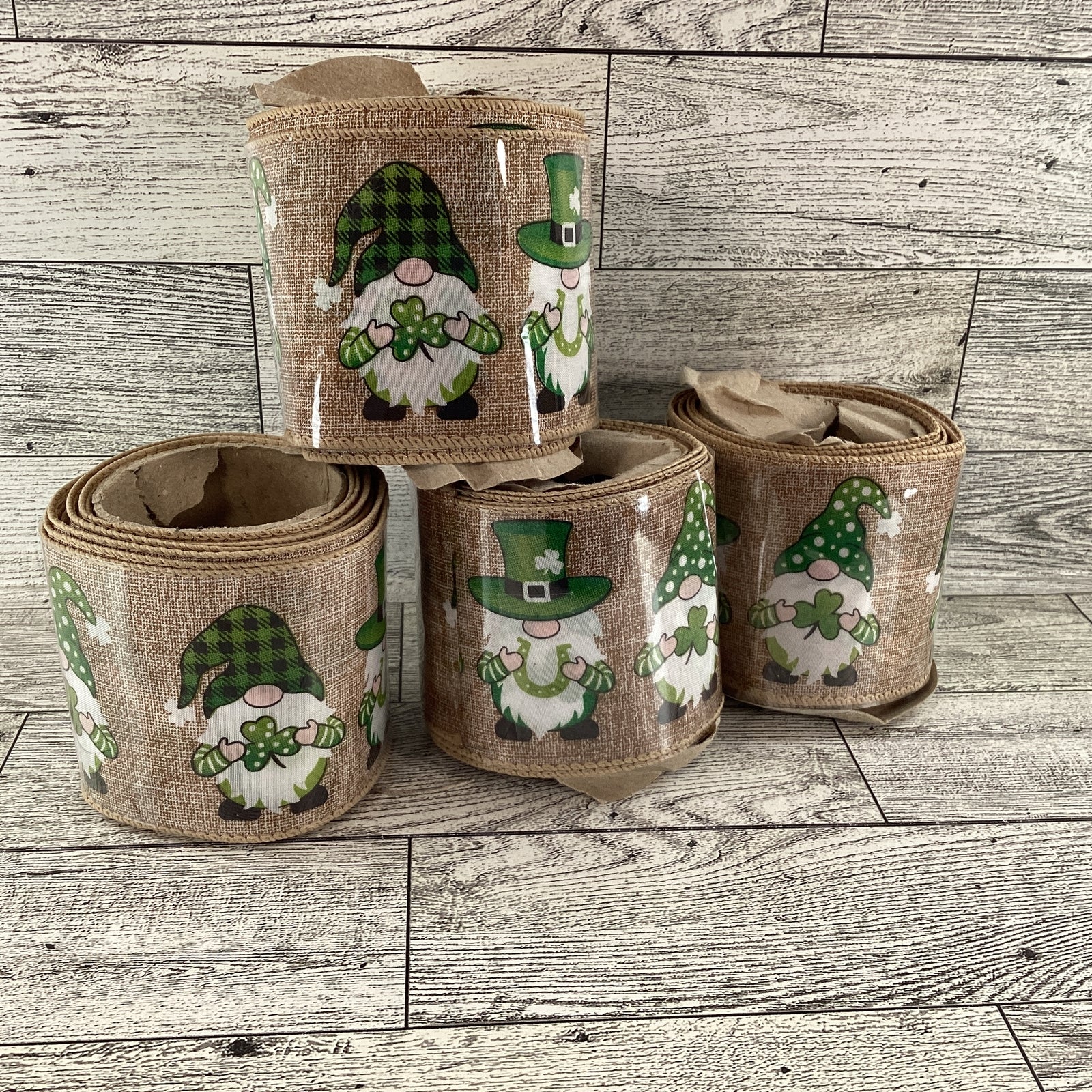 Darice Craft Supply - St Patrick Gnome Tophat 2.5 Inch Ribbon 12 yards